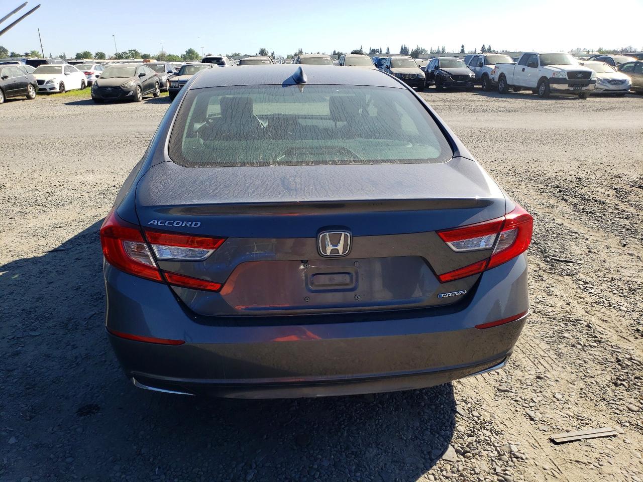 2018 Honda Accord Hybrid Exl Серый vin: 1HGCV3F5XJA009661