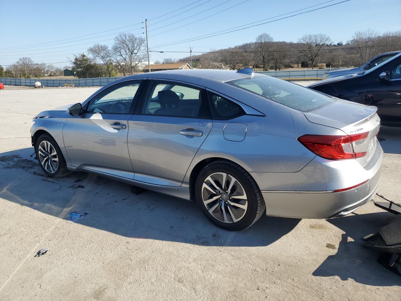 2021 Honda Accord Hybrid Exl Серебряный vin: 1HGCV3F5XMA019529
