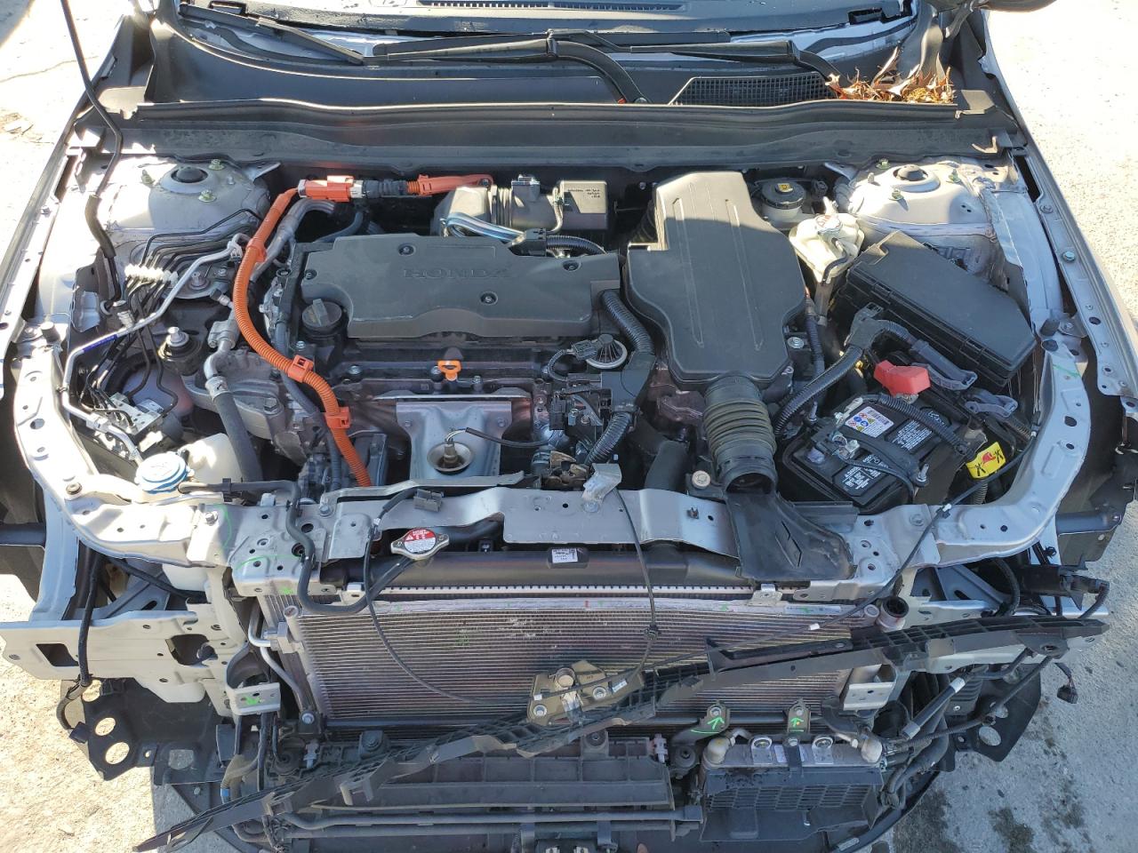 2021 Honda Accord Hybrid Exl Серебряный vin: 1HGCV3F5XMA019529
