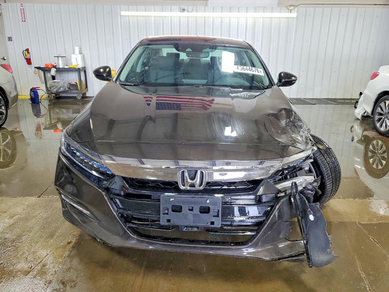 2018 Honda Accord Touring Hybrid Brown vin: 1HGCV3F90JA008425