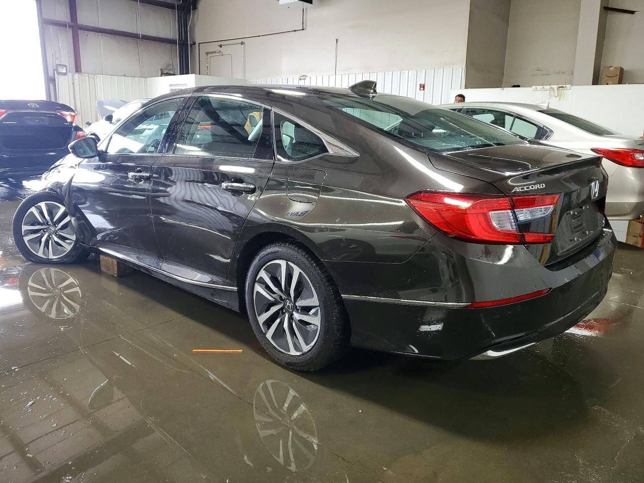 2018 Honda Accord Touring Hybrid Brown vin: 1HGCV3F90JA008425