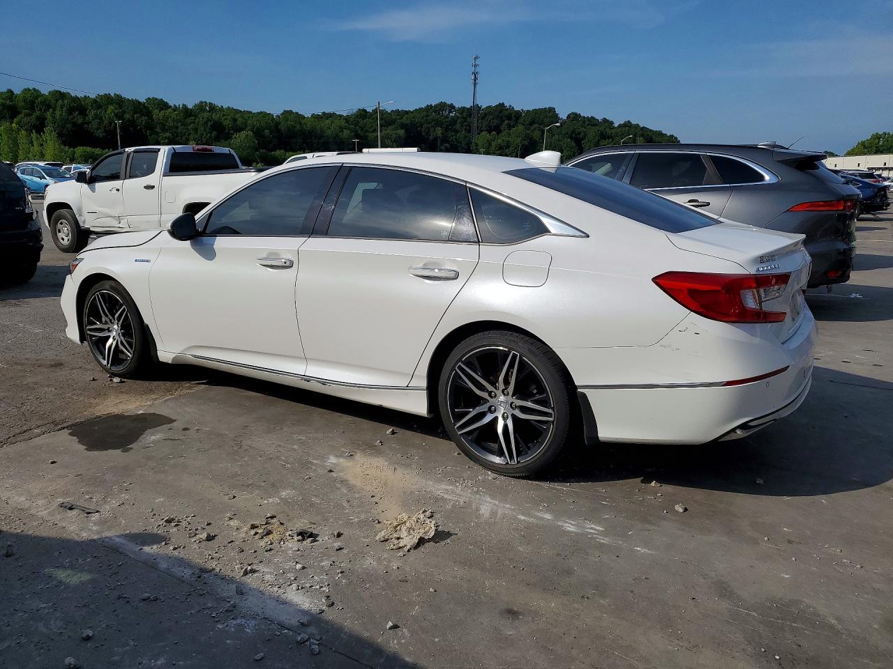 2021 Honda Accord Touring Hybrid Белый vin: 1HGCV3F91MA020054