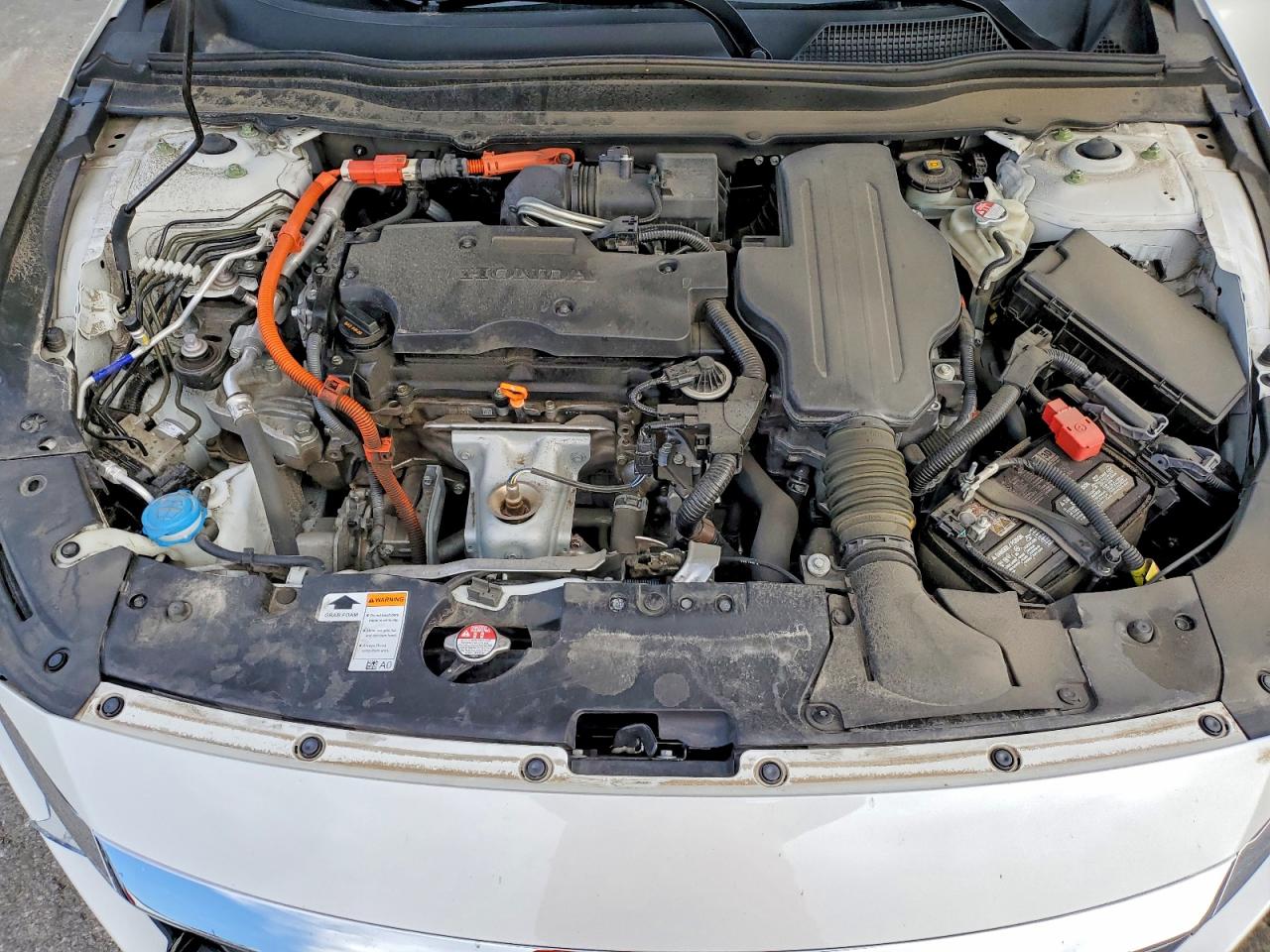 2021 Honda Accord Touring Hybrid Белый vin: 1HGCV3F91MA020054