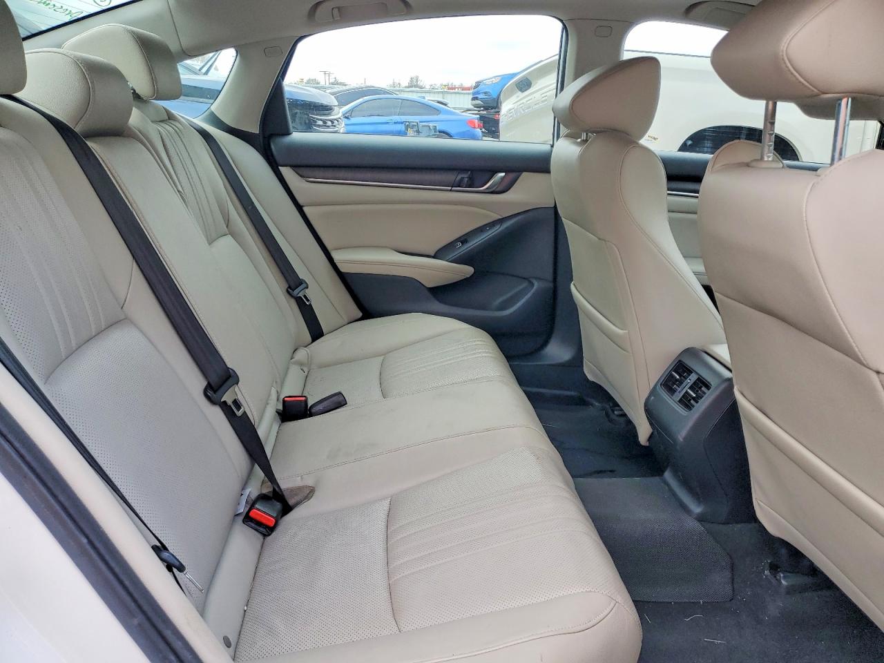 2019 Honda Accord Touring Hybrid White vin: 1HGCV3F98KA008495