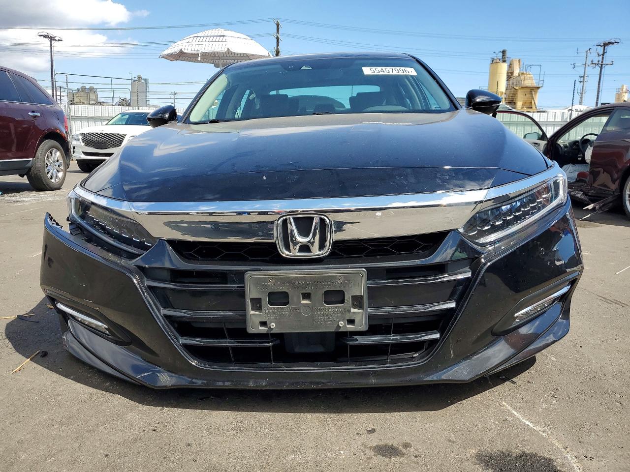 2019 Honda Accord Touring Hybrid Black vin: 1HGCV3F98KA019819