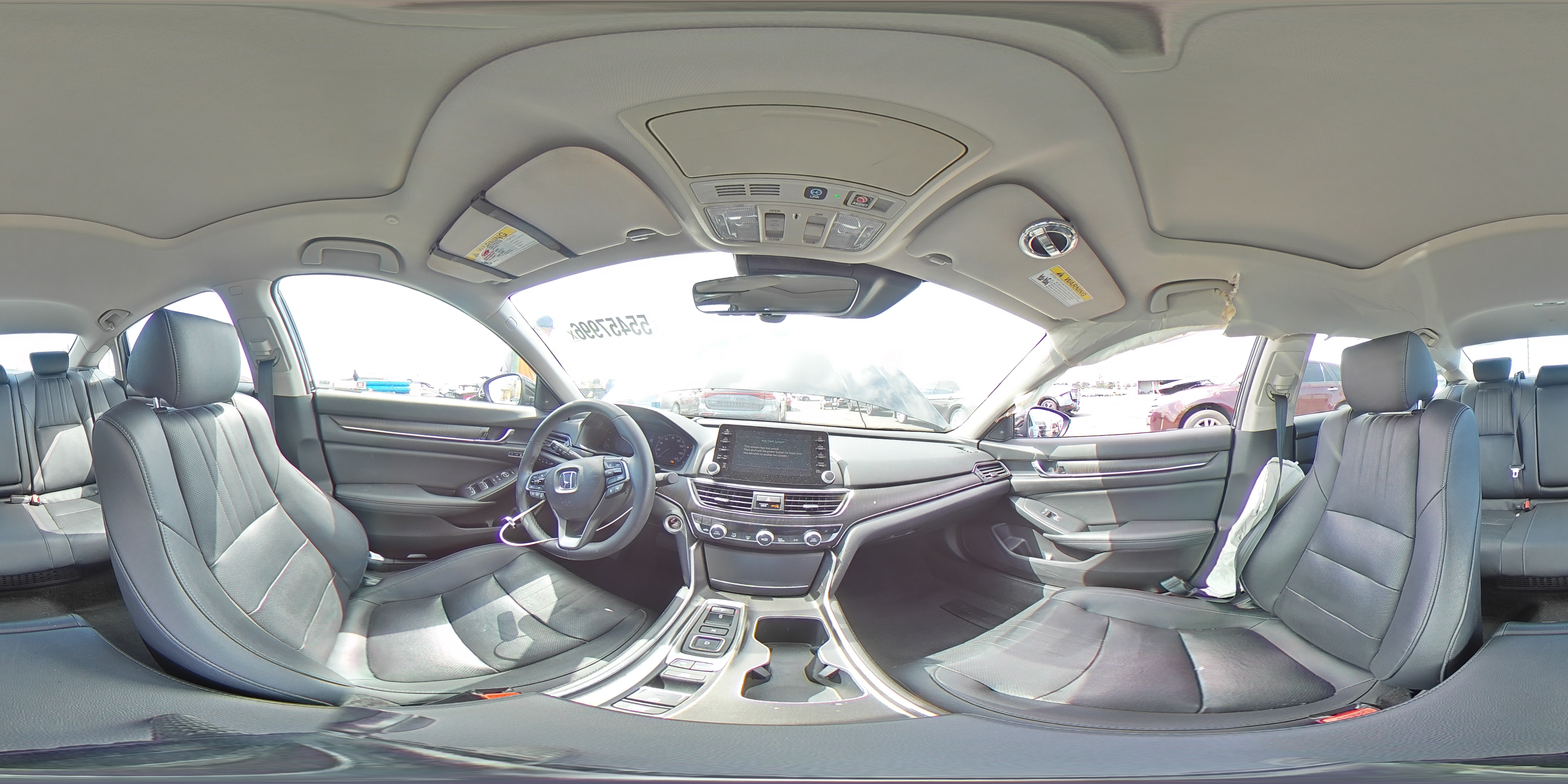 2019 Honda Accord Touring Hybrid Black vin: 1HGCV3F98KA019819