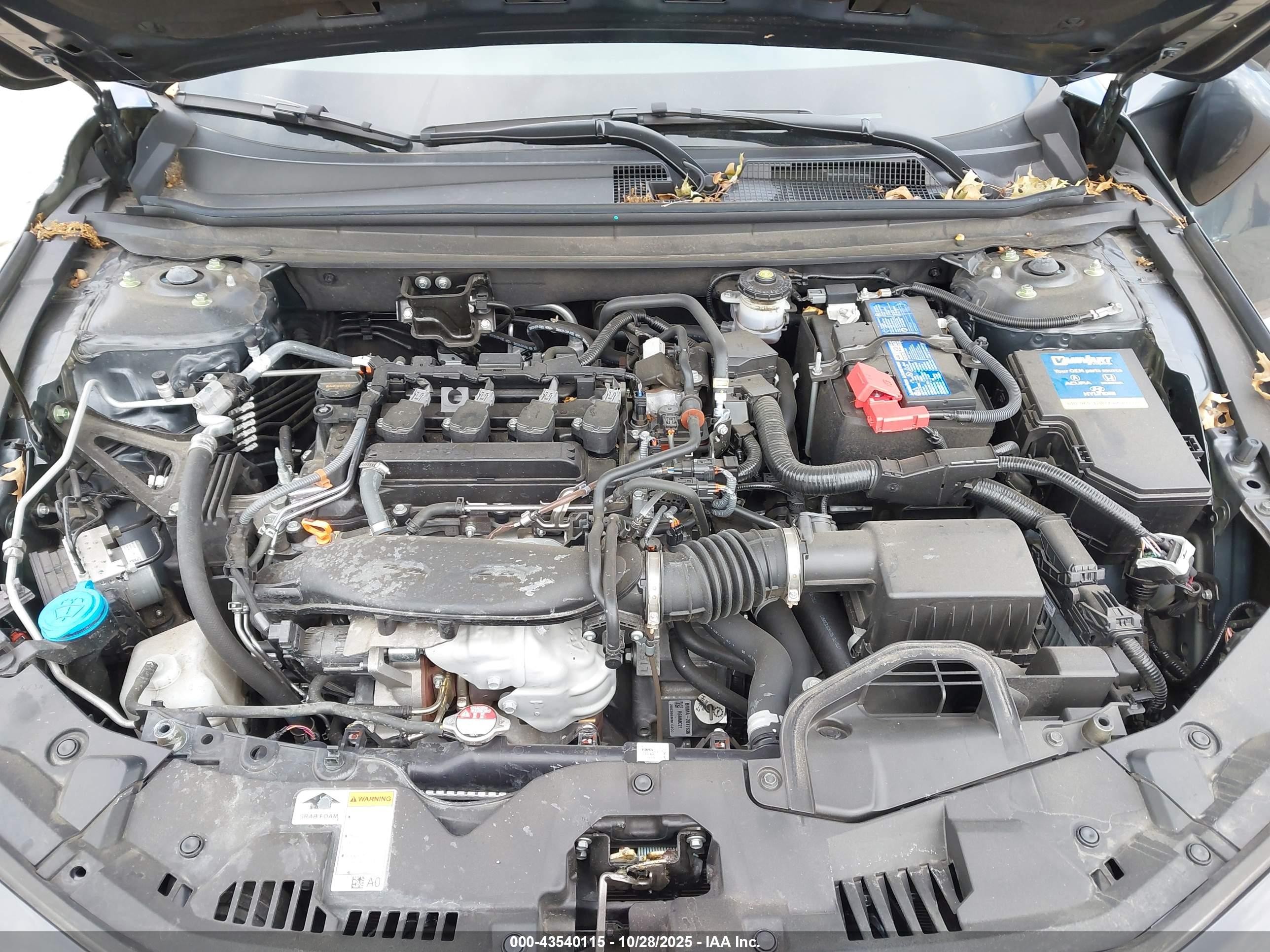 2024 Honda Accord Lx Серый vin: 1HGCY1F22RA015306