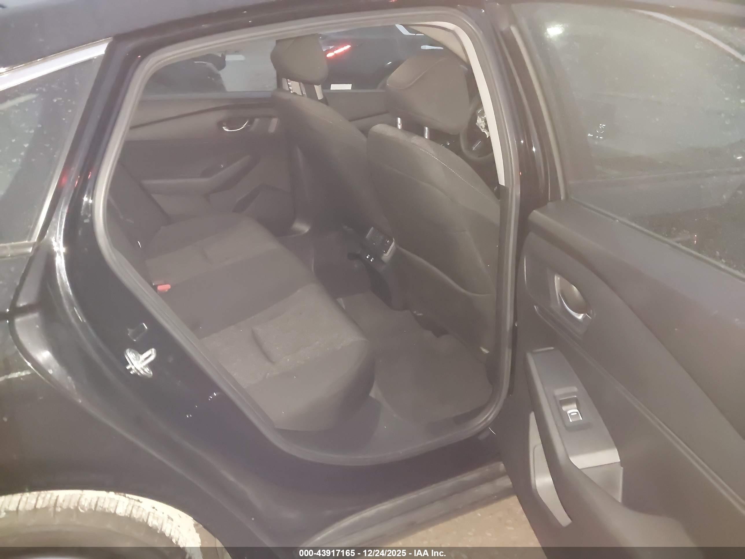 2025 Honda Accord Lx Black vin: 1HGCY1F22SA007678