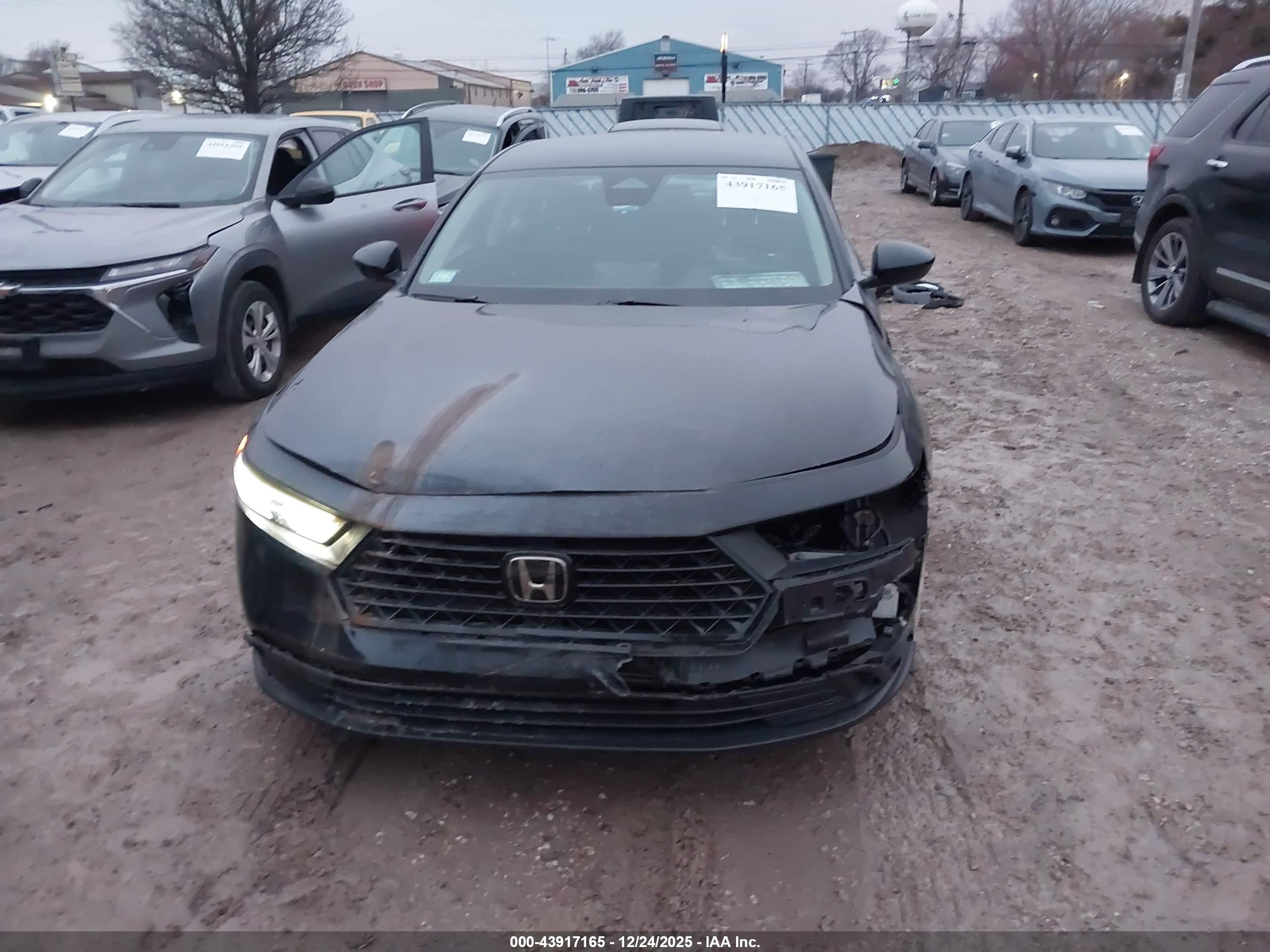 2025 Honda Accord Lx Black vin: 1HGCY1F22SA007678