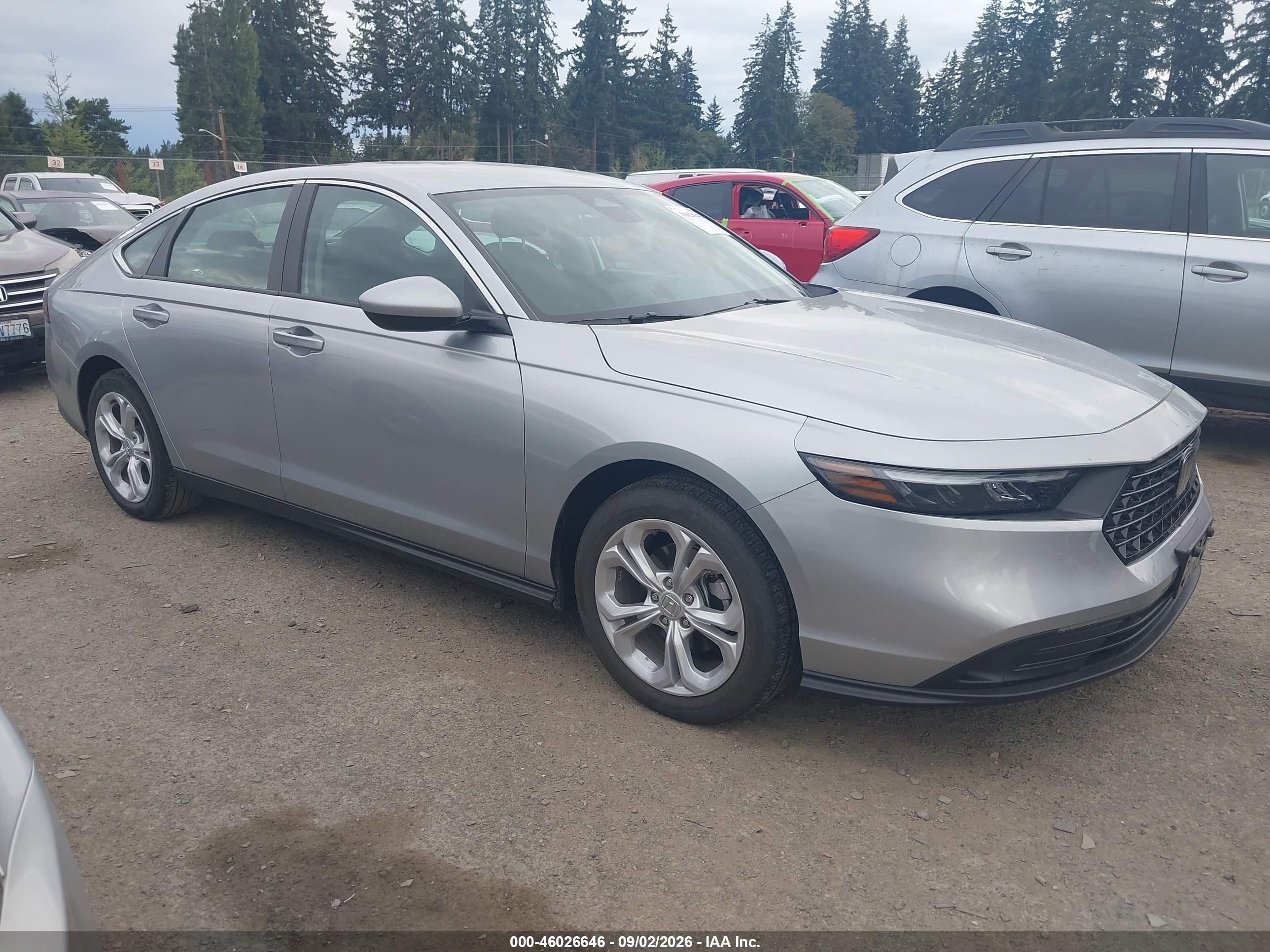2026 Honda Accord Lx Silver vin: 1HGCY1F22TA031402