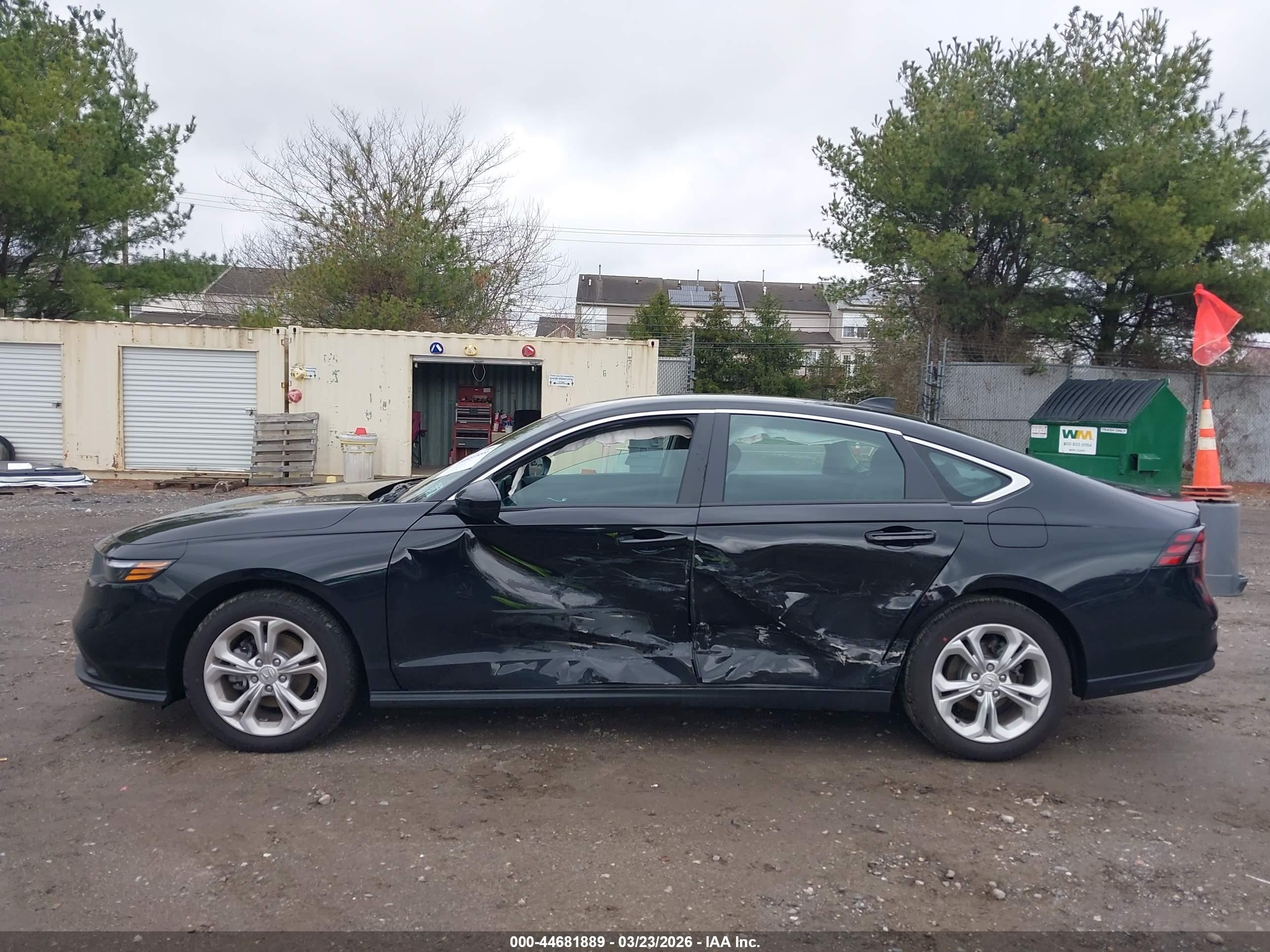 2025 Honda Accord Lx Black vin: 1HGCY1F23SA075228