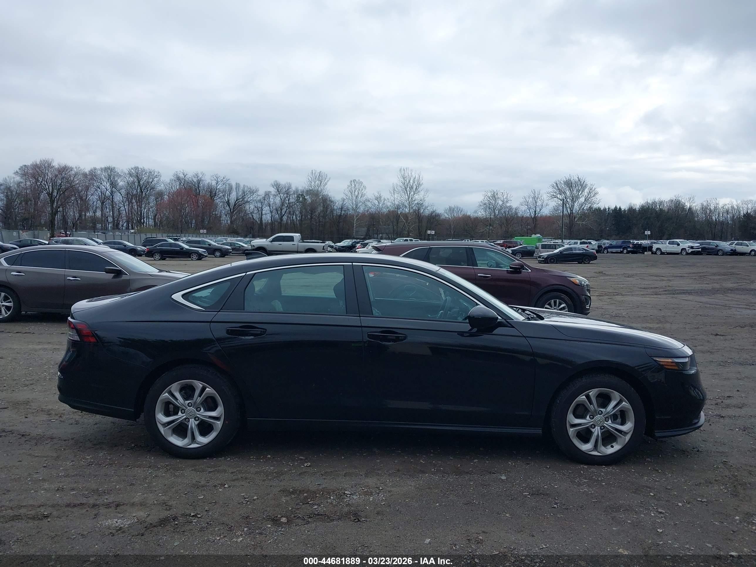 2025 Honda Accord Lx Black vin: 1HGCY1F23SA075228