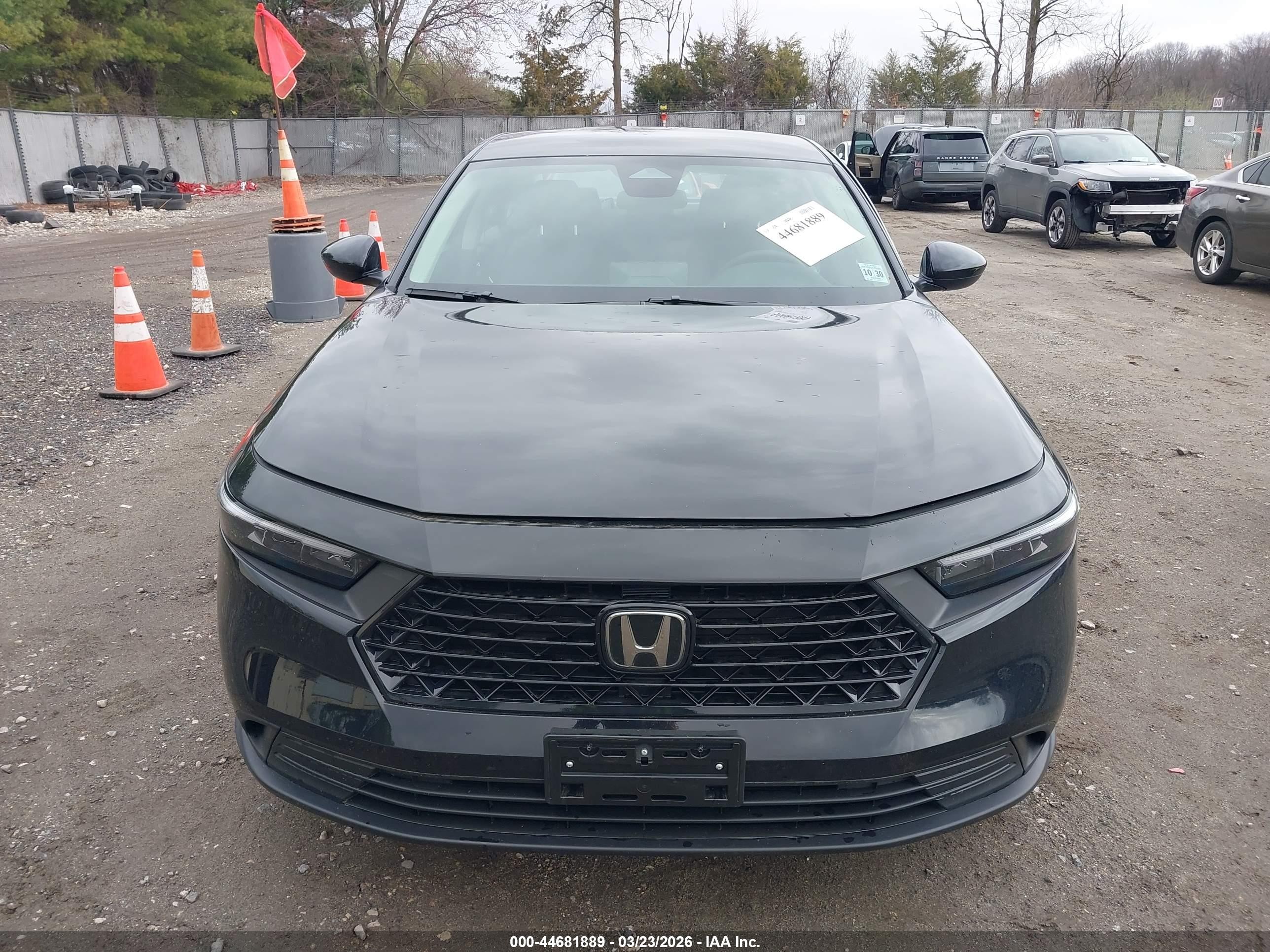 2025 Honda Accord Lx Black vin: 1HGCY1F23SA075228