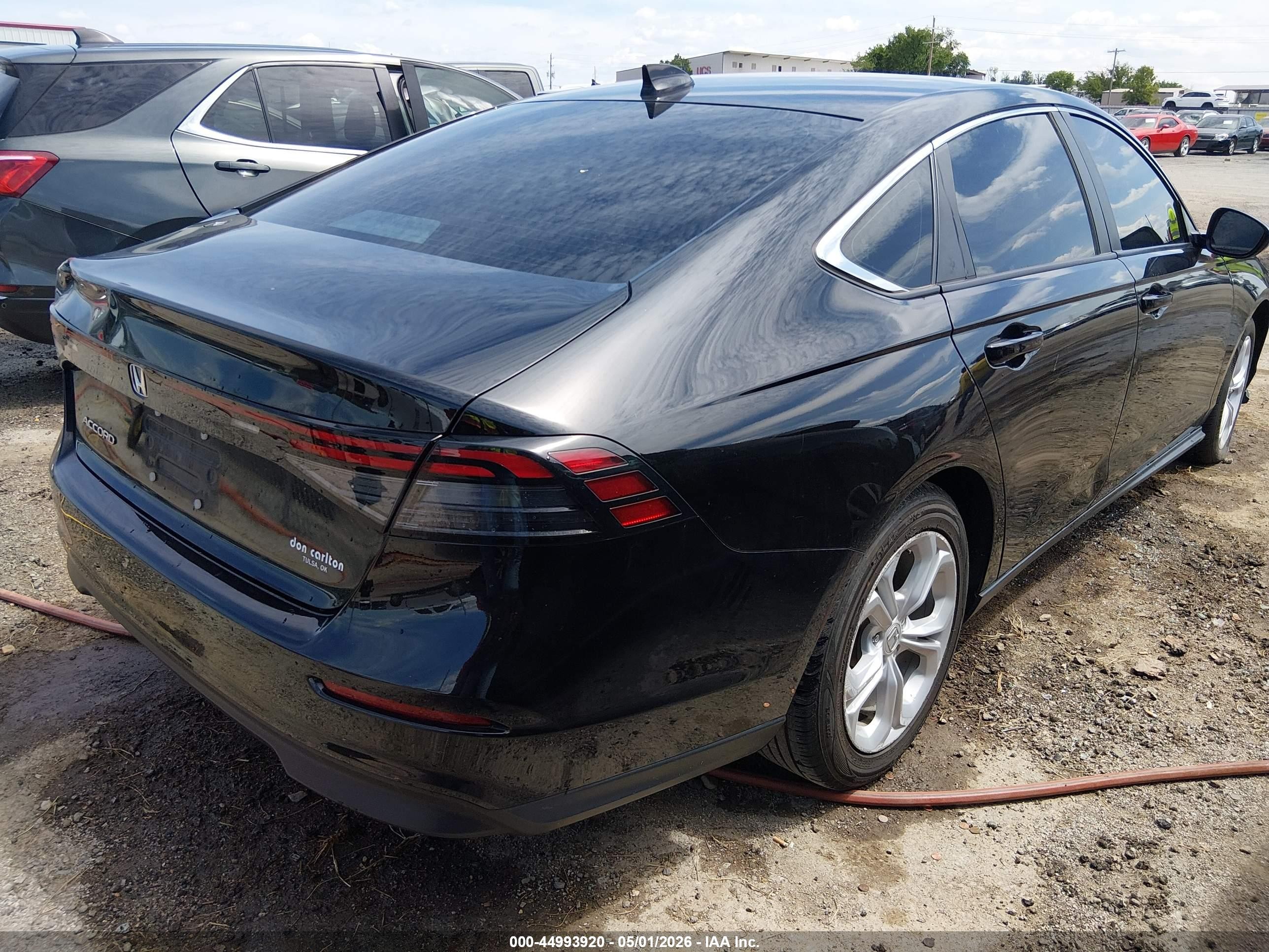 2023 Honda Accord Lx Black vin: 1HGCY1F24PA017474