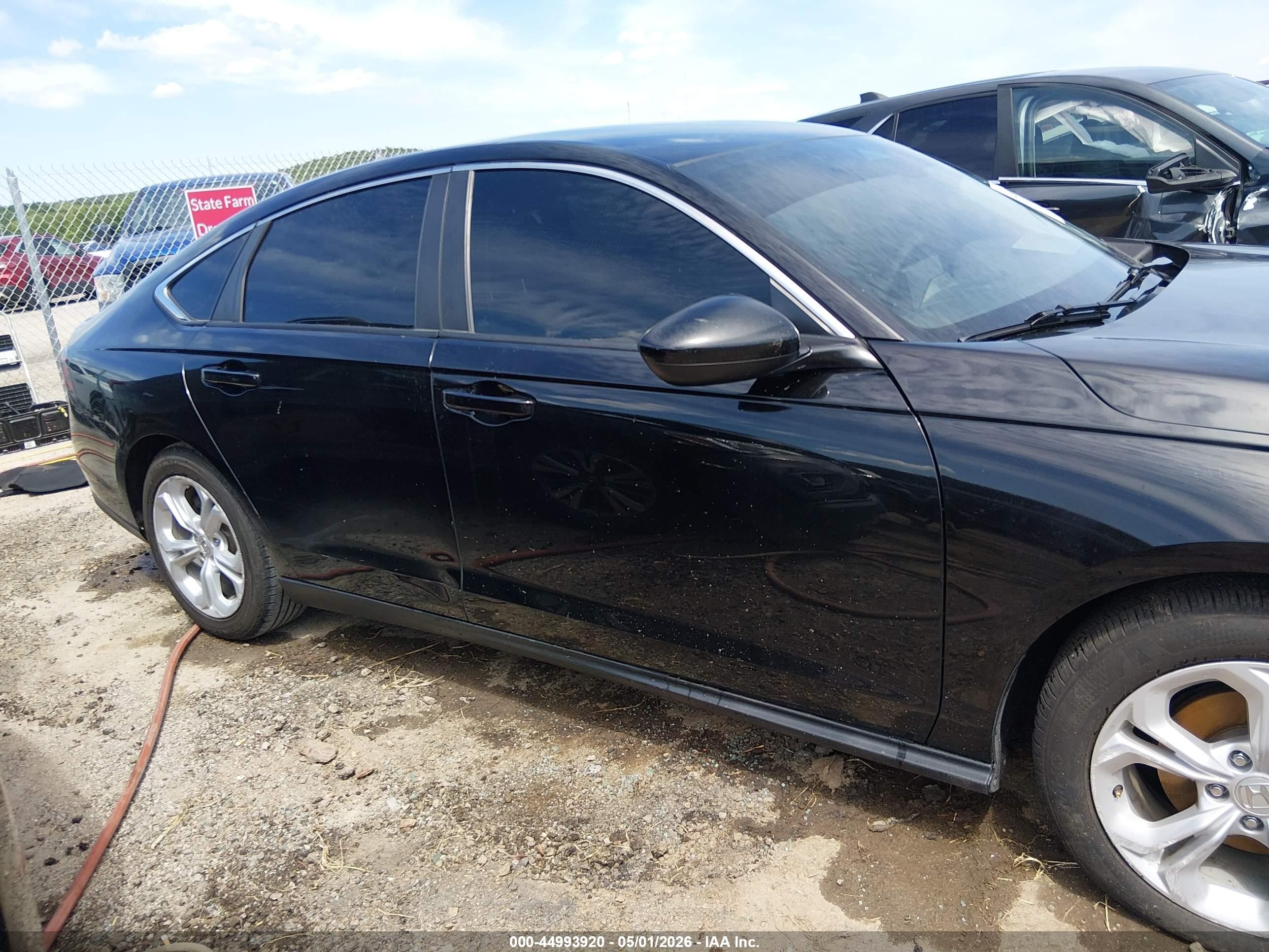 2023 Honda Accord Lx Black vin: 1HGCY1F24PA017474