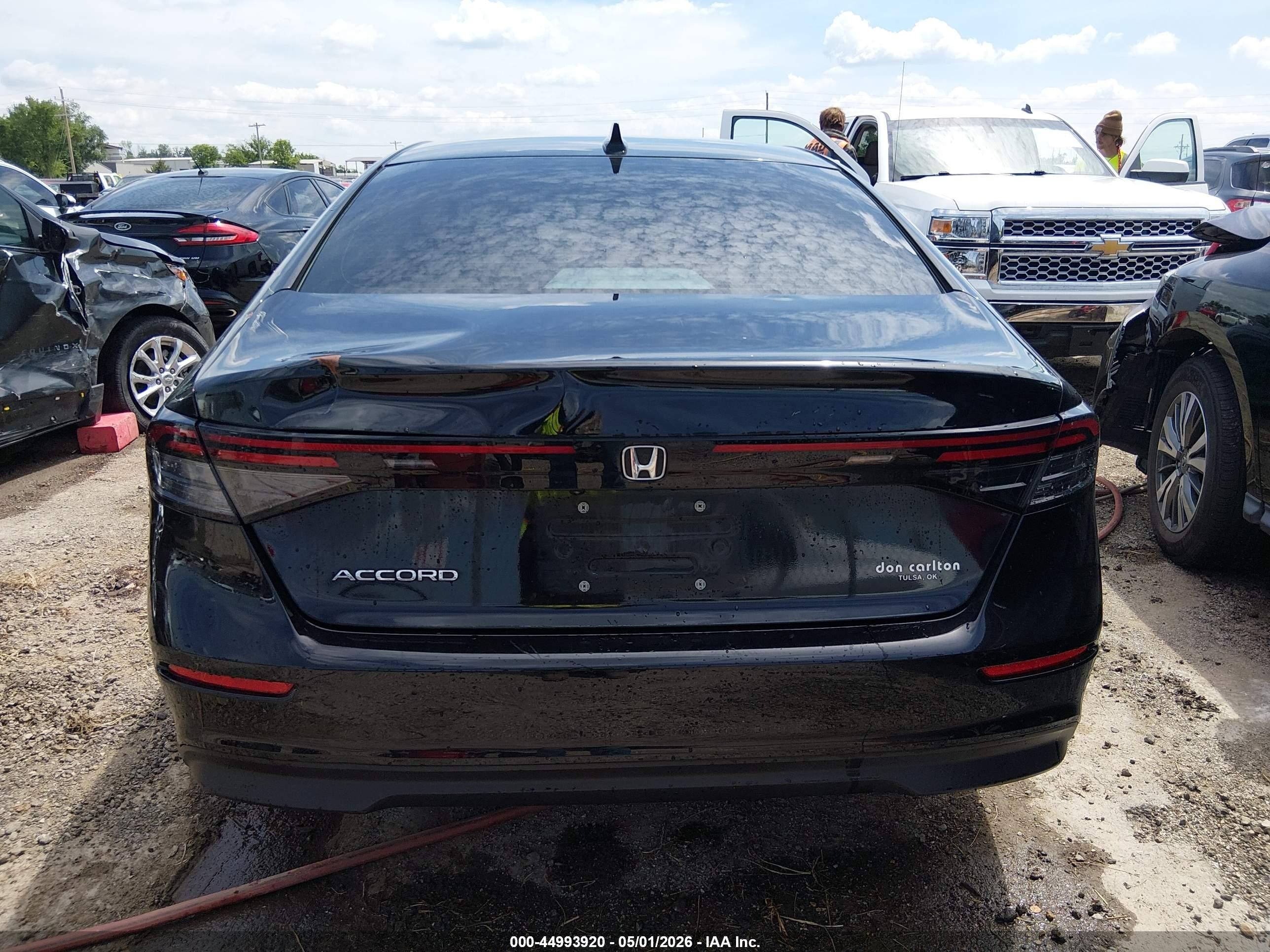 2023 Honda Accord Lx Black vin: 1HGCY1F24PA017474