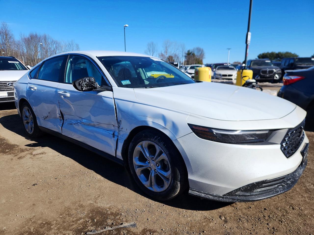 2023 Honda Accord Lx White vin: 1HGCY1F24PA036865