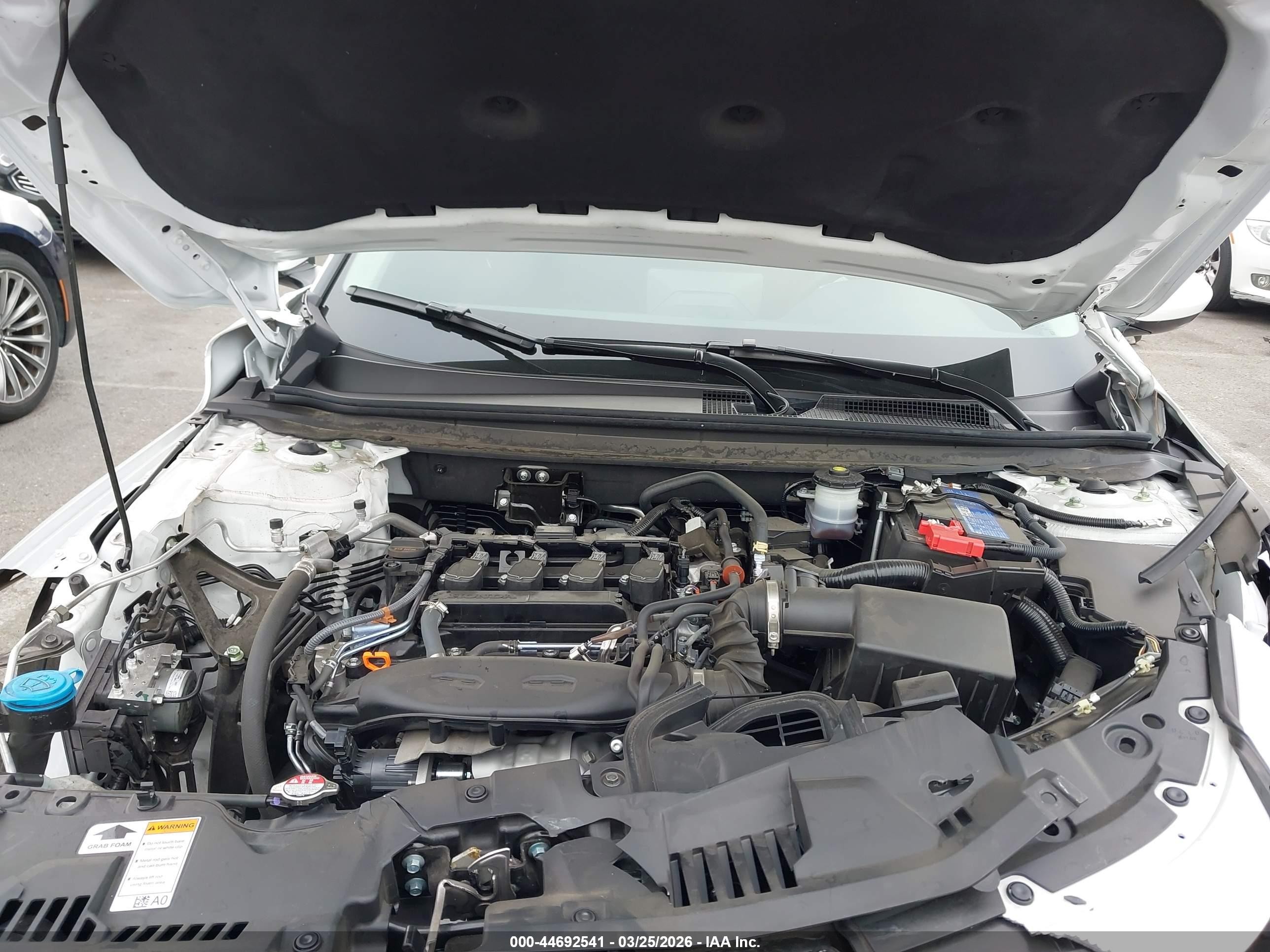 2025 Honda Accord Lx White vin: 1HGCY1F24SA017340