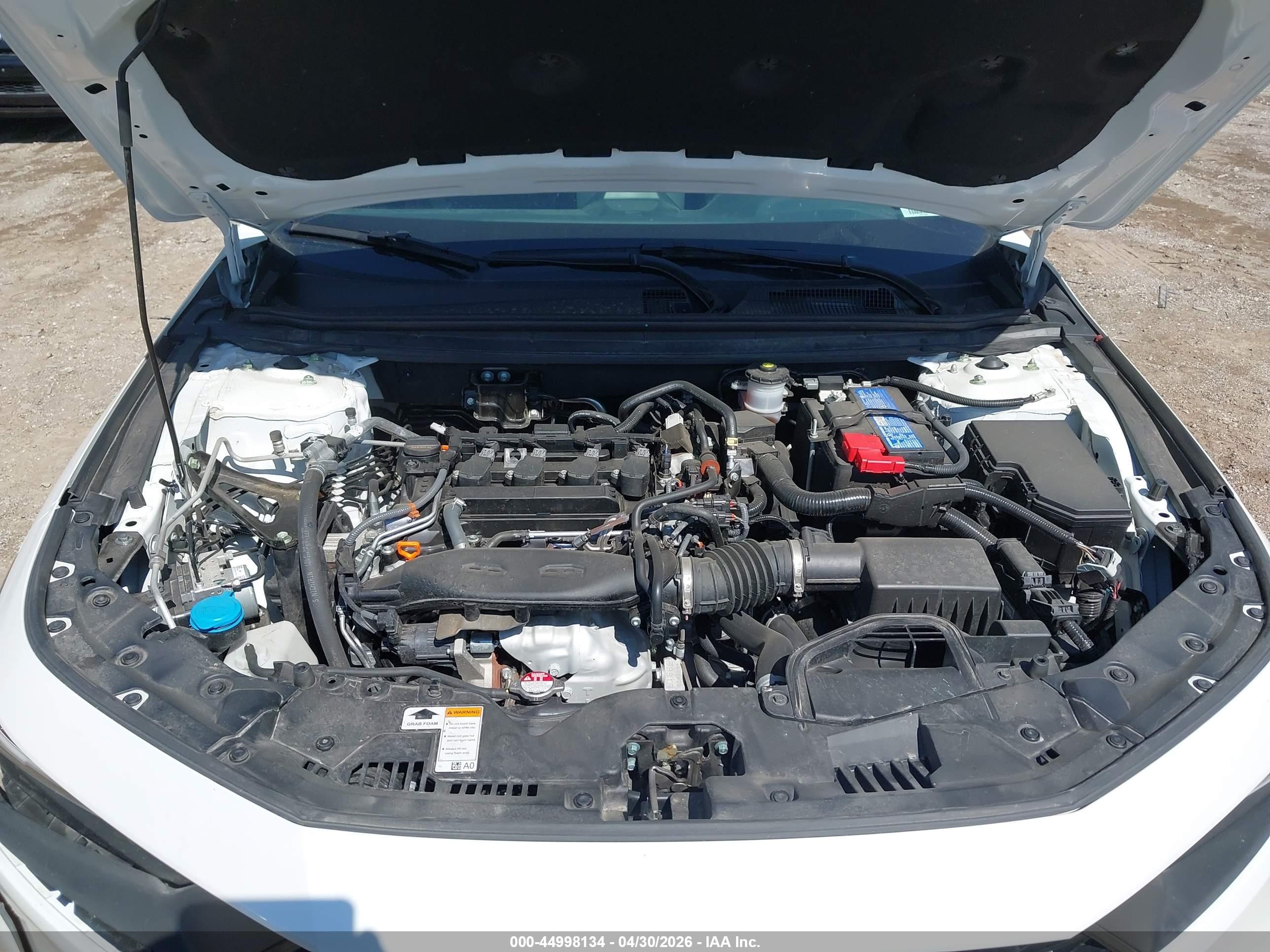 2025 Honda Accord Lx White vin: 1HGCY1F27SA013847
