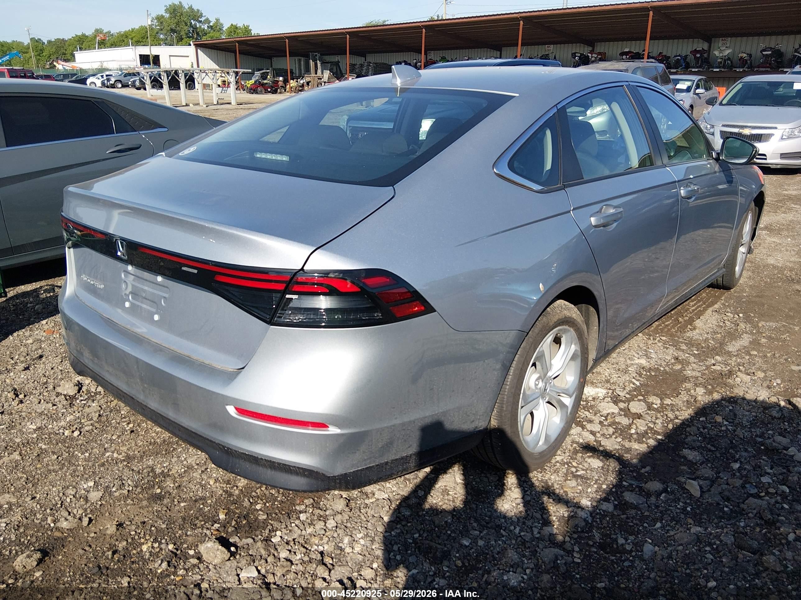 2023 Honda Accord Lx Silver vin: 1HGCY1F28PA052986