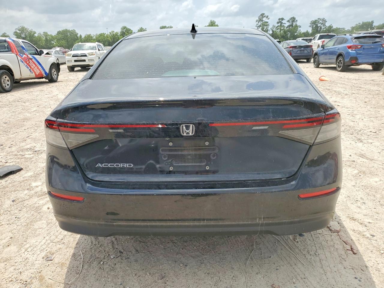 2023 Honda Accord Lx Black vin: 1HGCY1F29PA057517