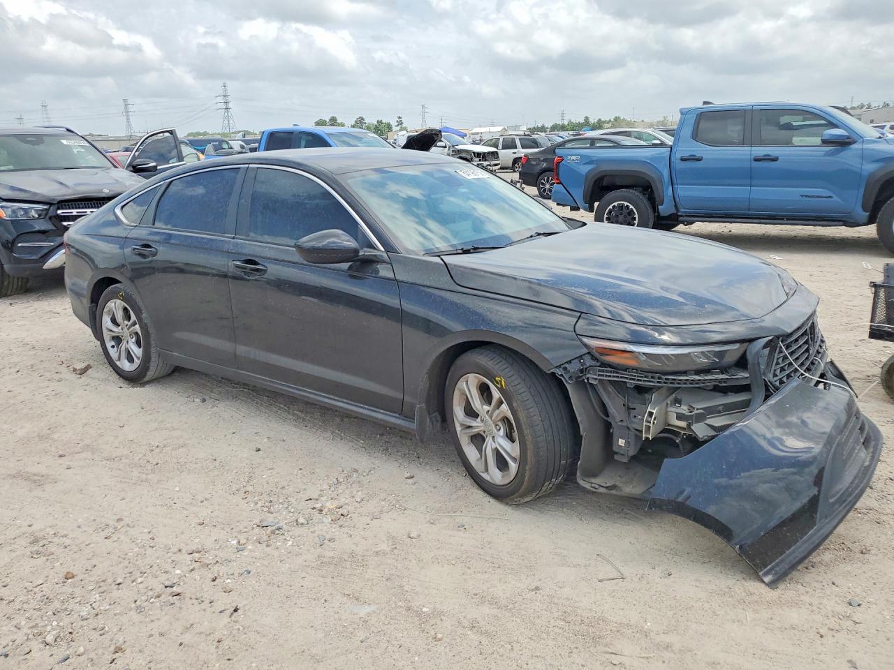 2023 Honda Accord Lx Black vin: 1HGCY1F29PA057517
