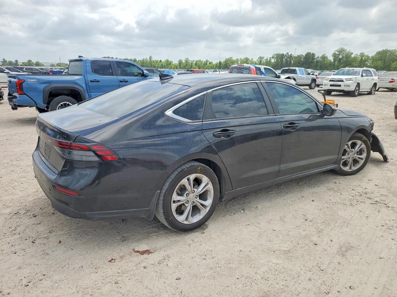 2023 Honda Accord Lx Black vin: 1HGCY1F29PA057517