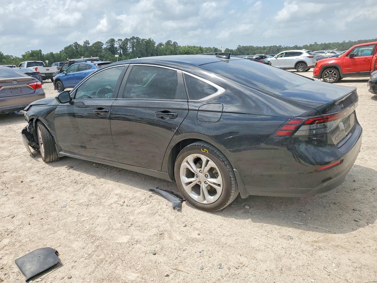 2023 Honda Accord Lx Black vin: 1HGCY1F29PA057517