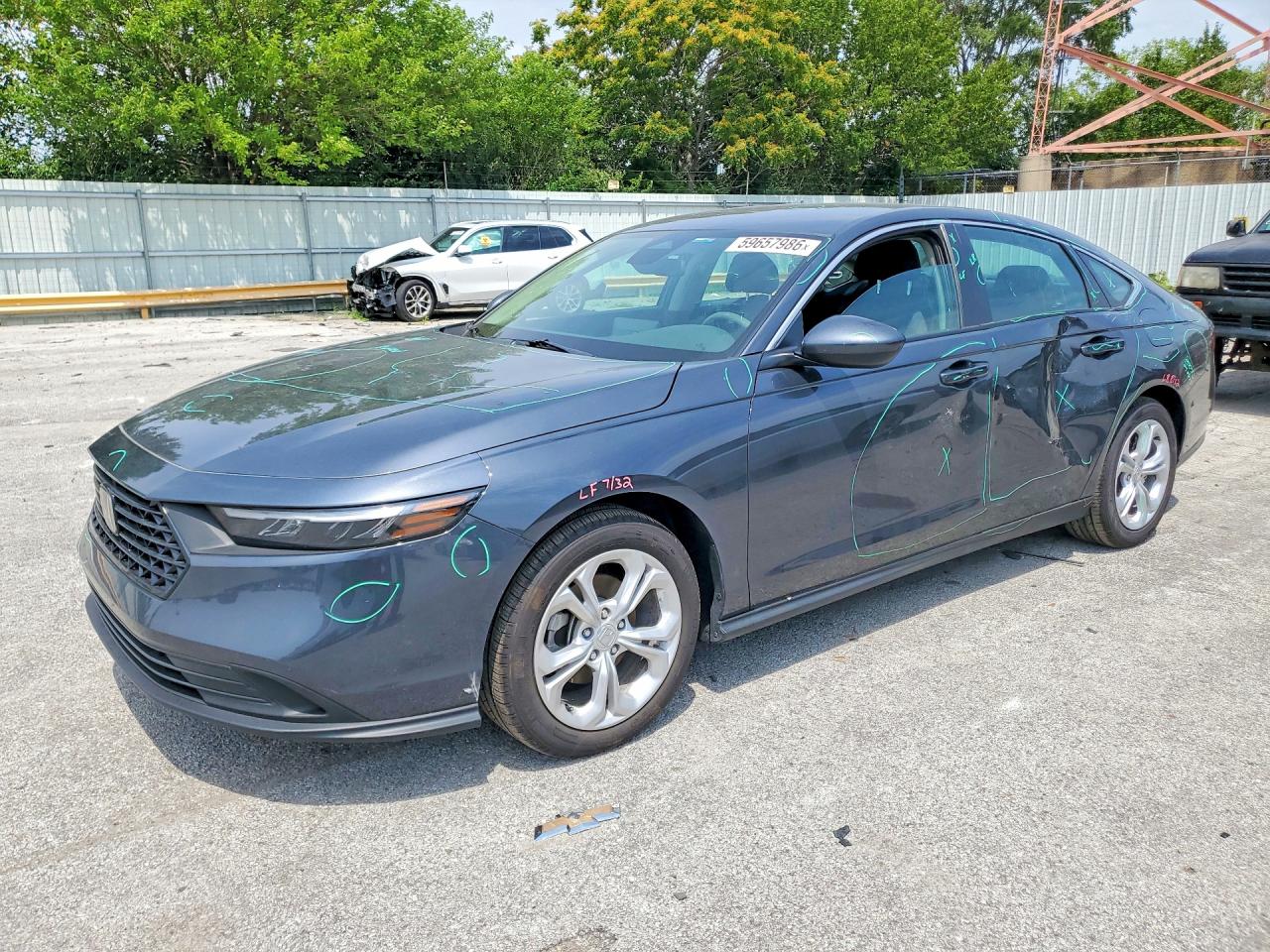 2025 Honda Accord Lx Gray vin: 1HGCY1F29SA063634