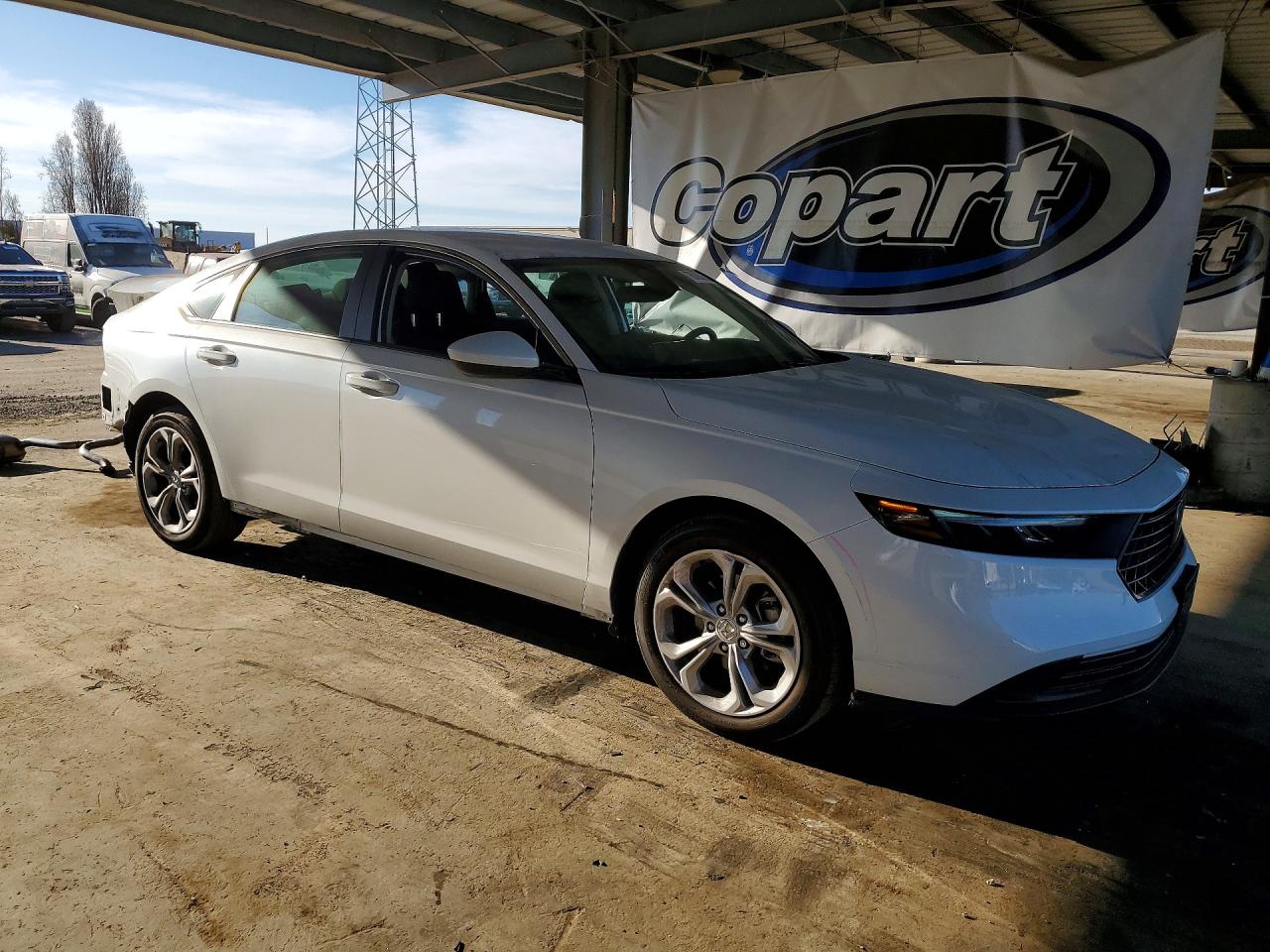 2025 Honda Accord Lx White vin: 1HGCY1F2XSA032652