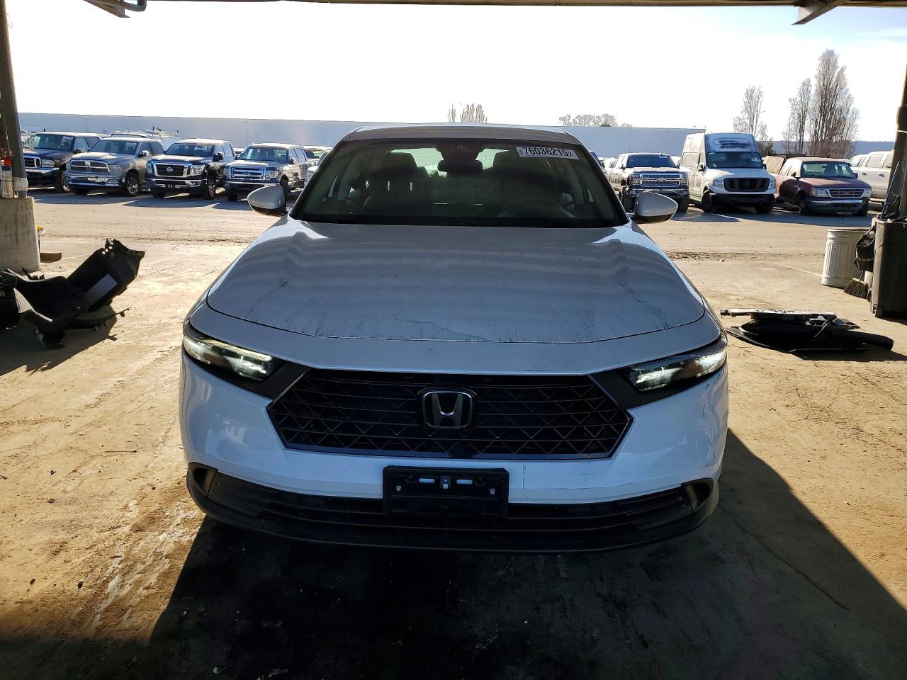 2025 Honda Accord Lx White vin: 1HGCY1F2XSA032652