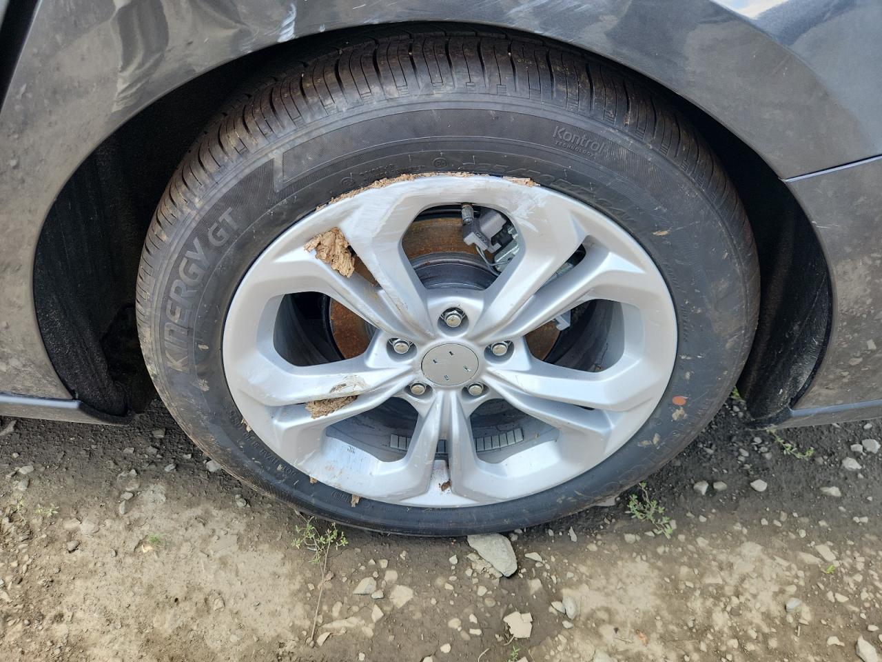 2026 Honda Accord Lx Gray vin: 1HGCY1F2XTA028585 Damage: Left Rear Wheel, Curb Rash, 9 To 10 Inches