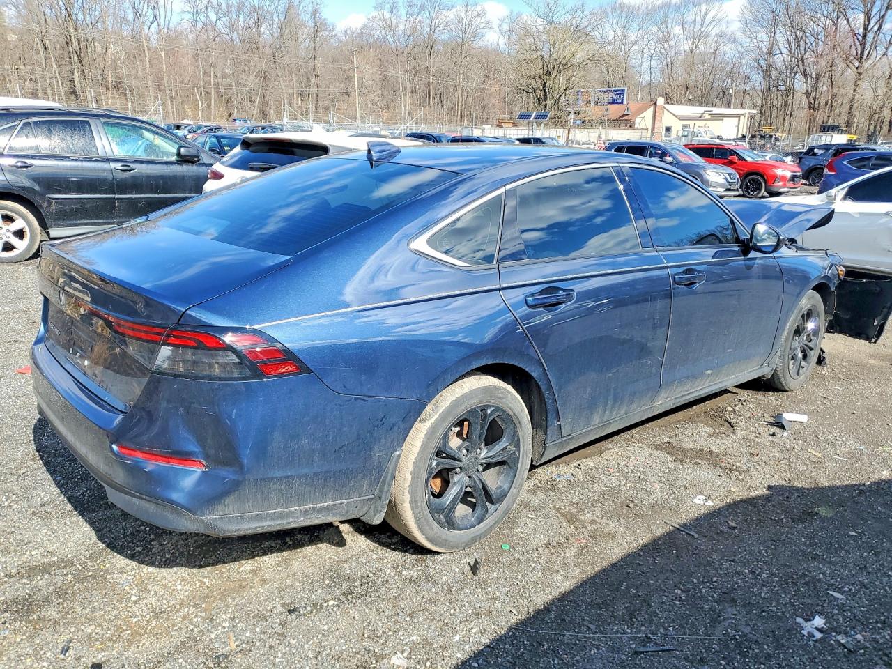 2024 Honda Accord Ex Синий vin: 1HGCY1F30RA040651