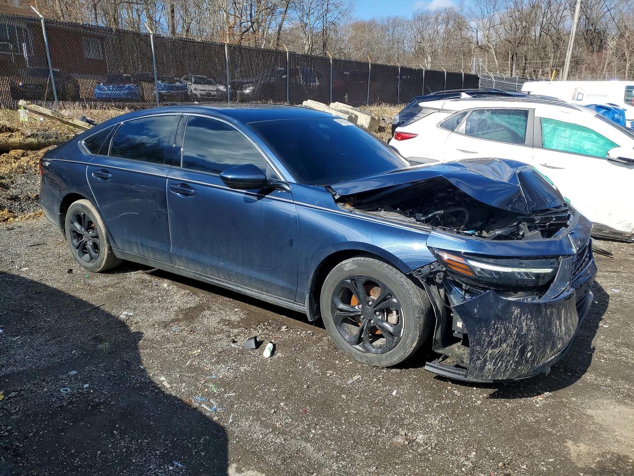 2024 Honda Accord Ex Синий vin: 1HGCY1F30RA040651