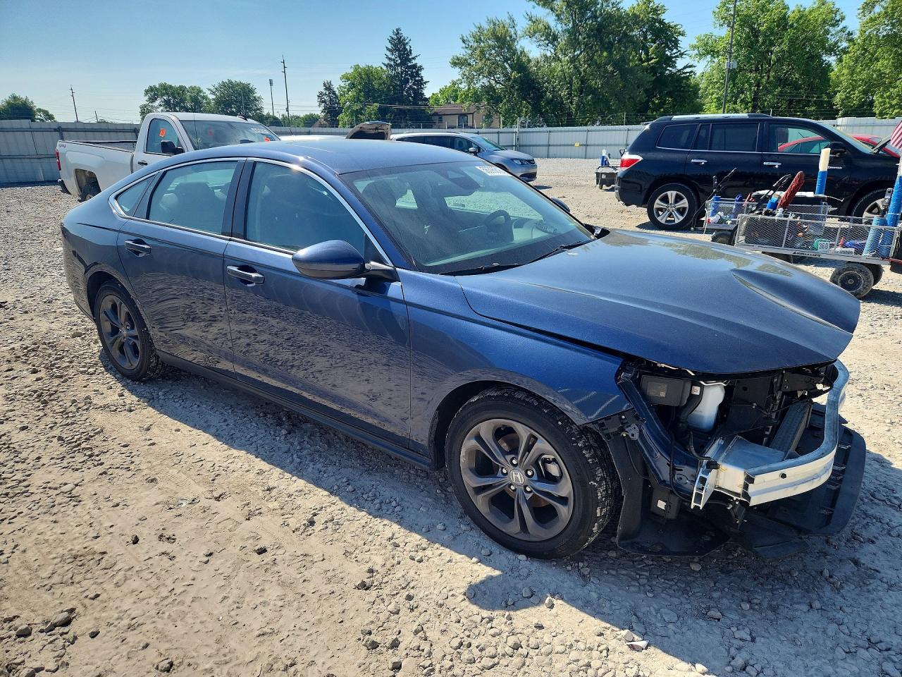 2023 Honda Accord Ex Синий vin: 1HGCY1F33PA001923