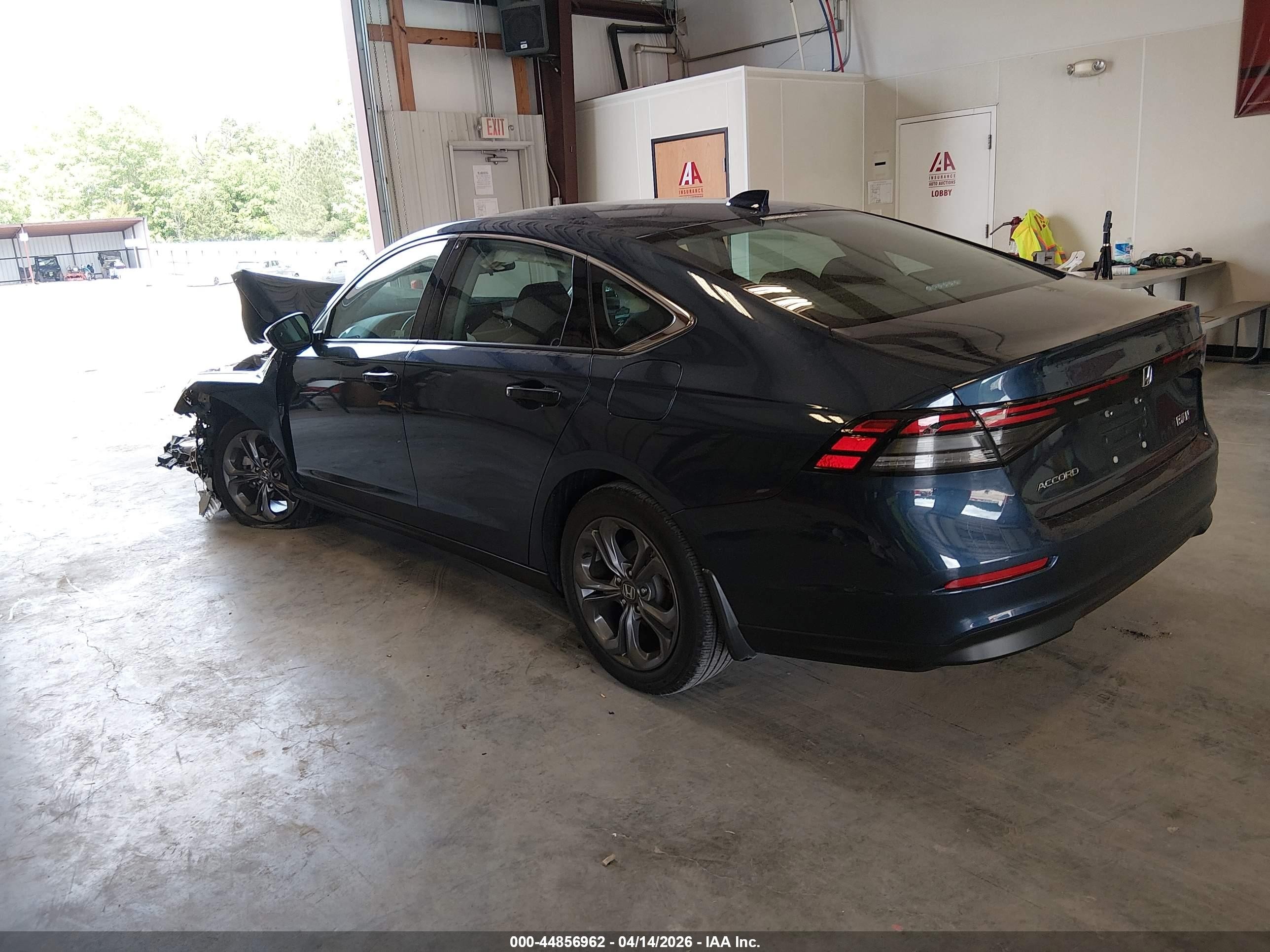 2023 Honda Accord Ex Синий vin: 1HGCY1F35PA054509