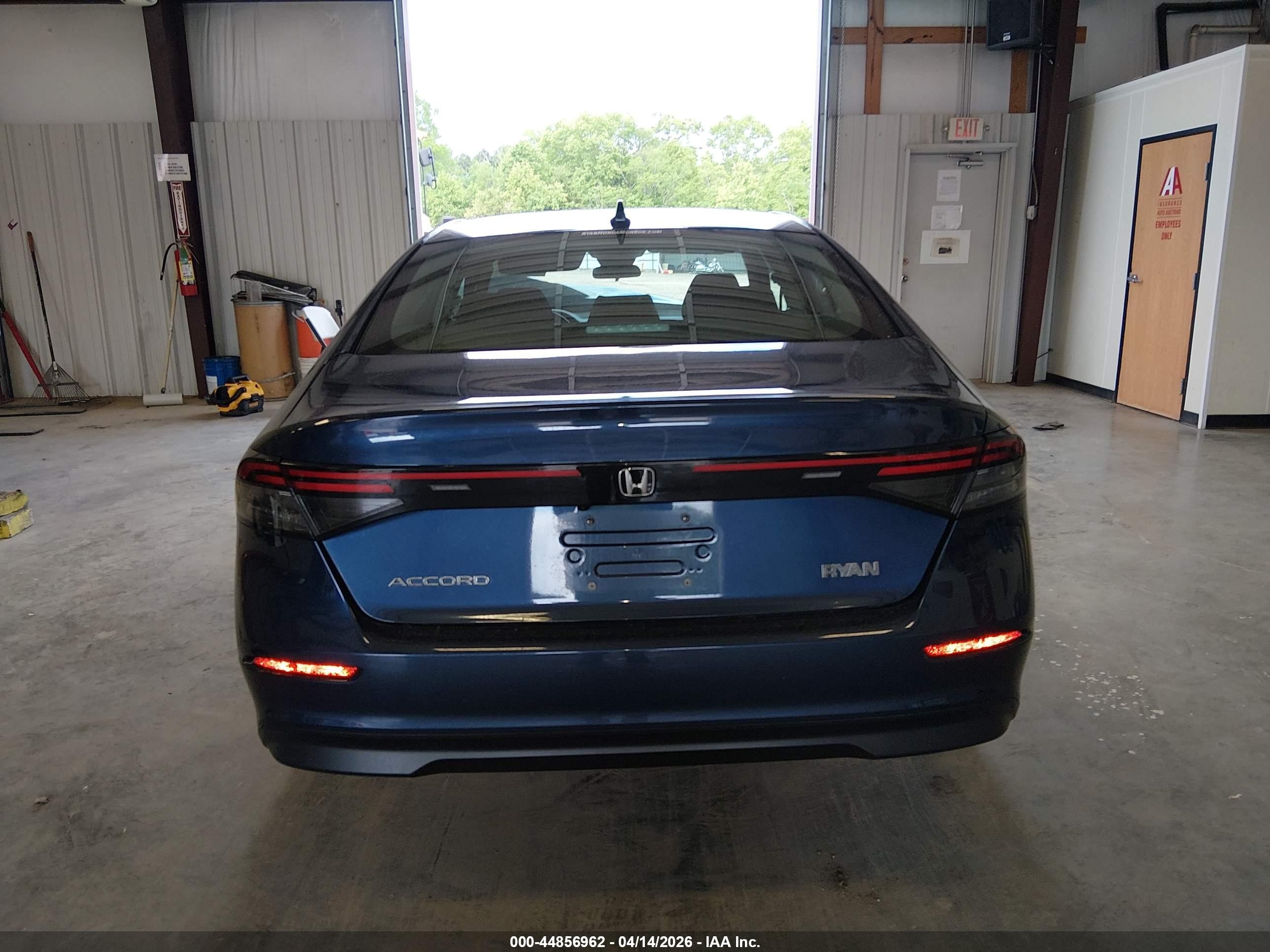 2023 Honda Accord Ex Синий vin: 1HGCY1F35PA054509