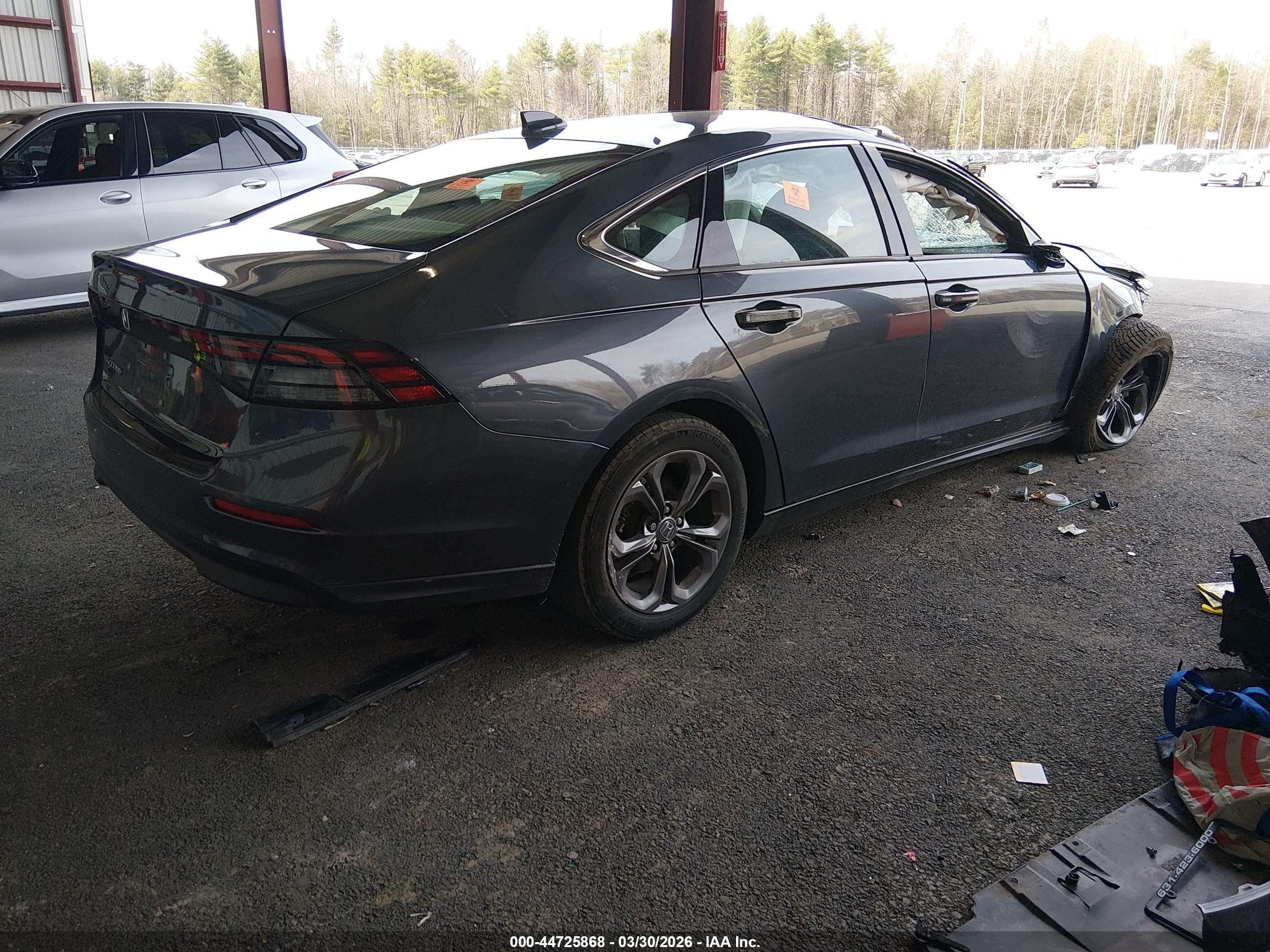 2023 Honda Accord Ex Gray vin: 1HGCY1F36PA041090