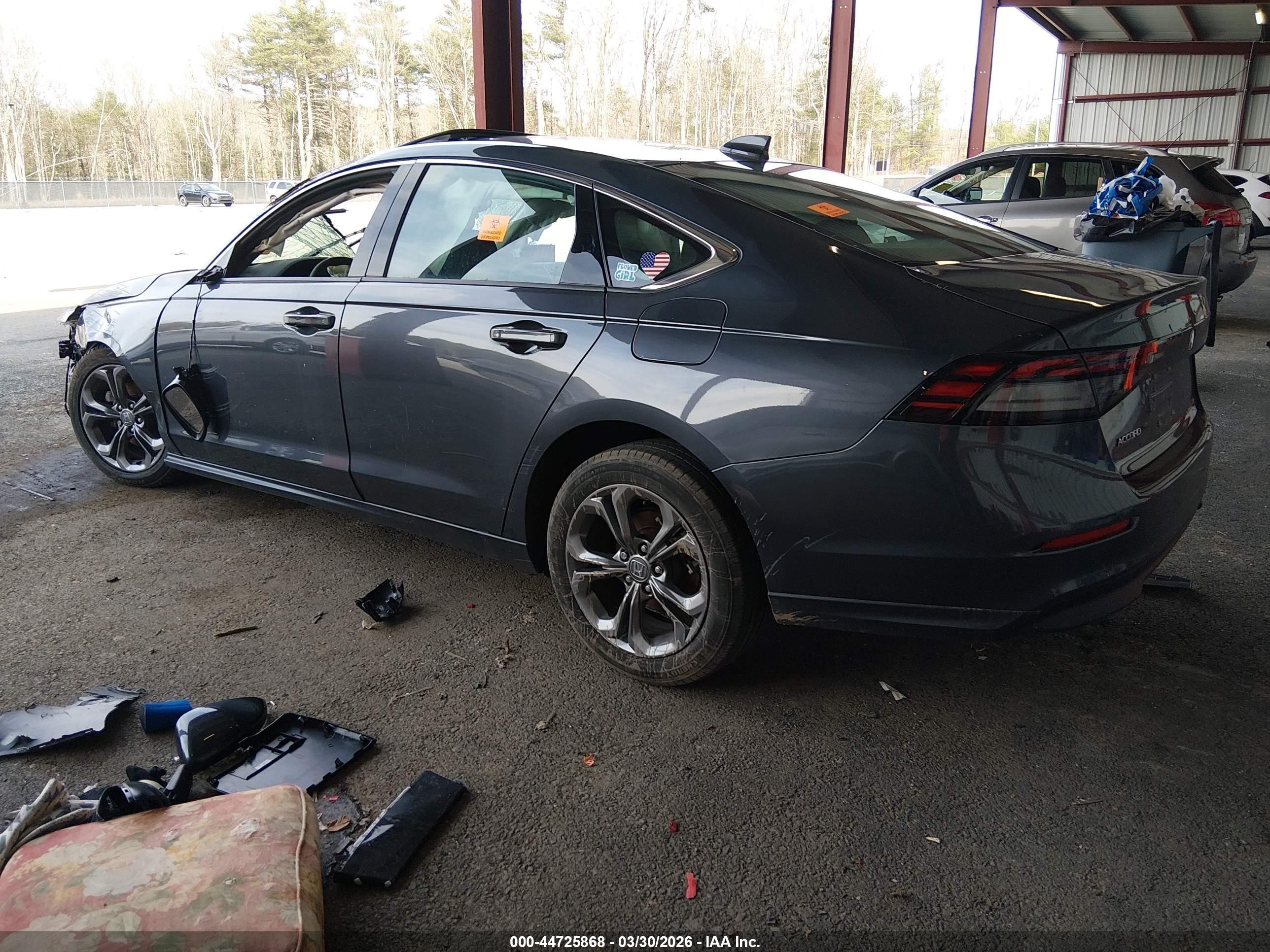 2023 Honda Accord Ex Gray vin: 1HGCY1F36PA041090
