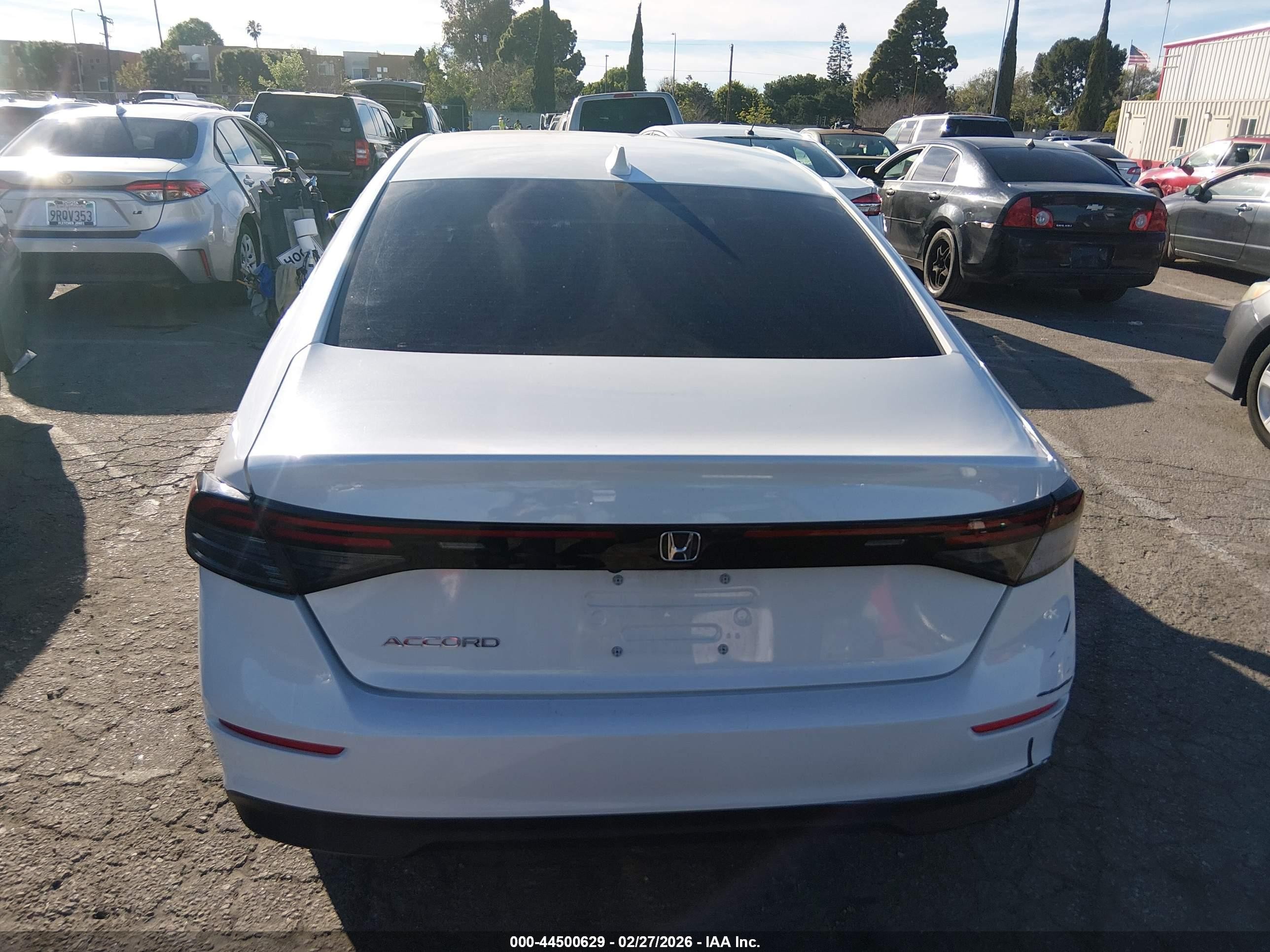 2024 Honda Accord Ex White vin: 1HGCY1F36RA064873