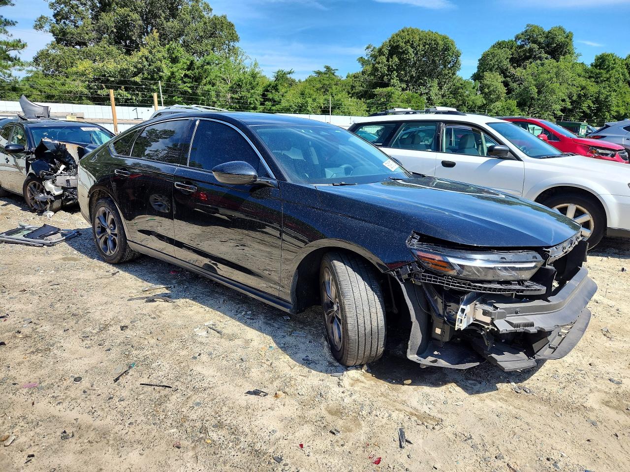 2023 Honda Accord Ex Black vin: 1HGCY1F37PA007028