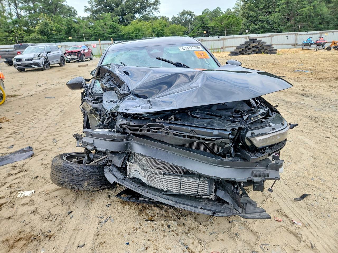 2024 Honda Accord Ex Черный vin: 1HGCY1F37RA018341
