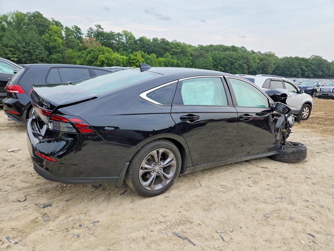 2024 Honda Accord Ex Черный vin: 1HGCY1F37RA018341