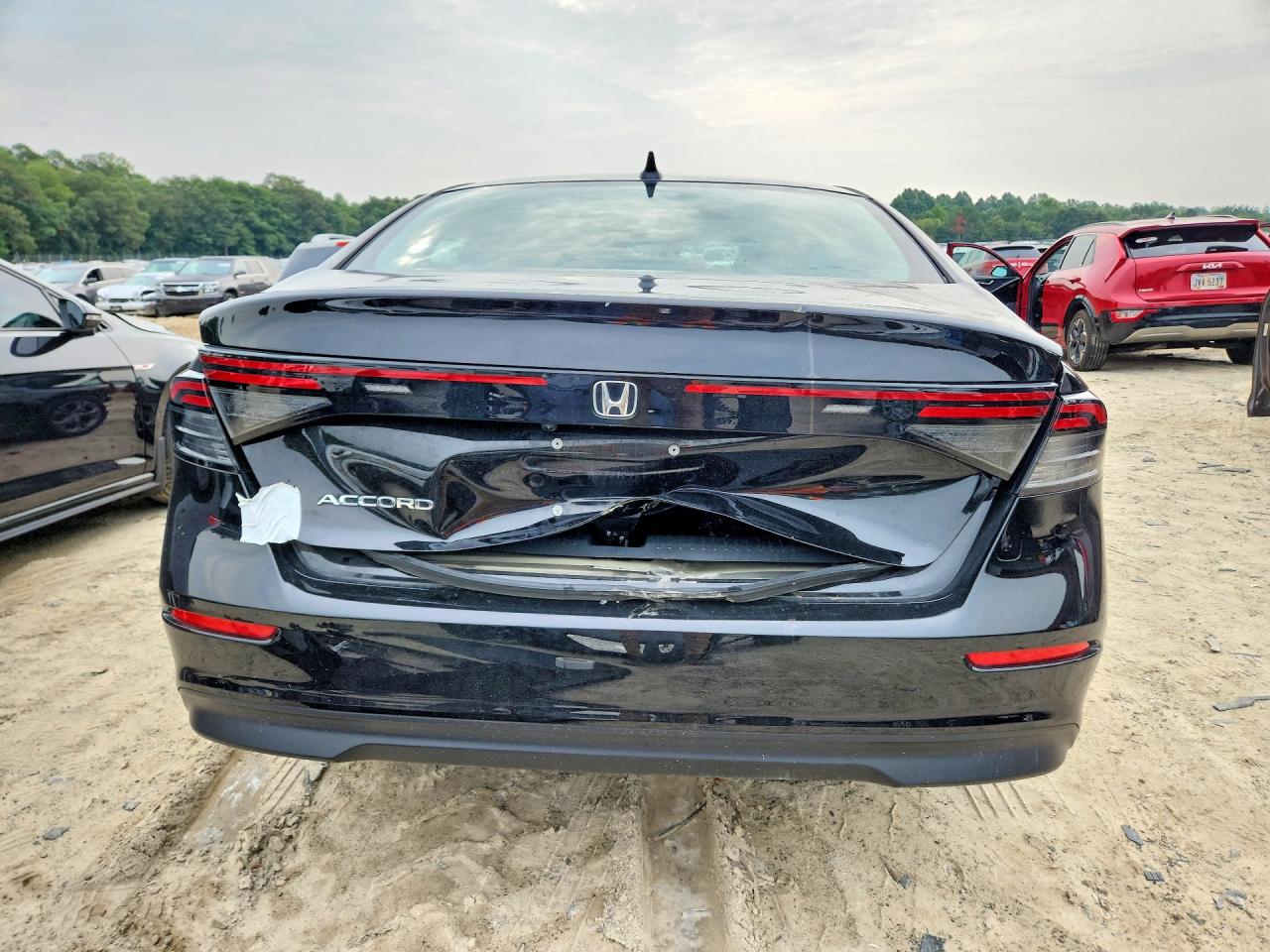 2024 Honda Accord Ex Черный vin: 1HGCY1F37RA018341
