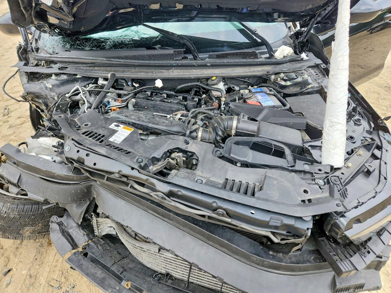 2024 Honda Accord Ex Черный vin: 1HGCY1F37RA018341