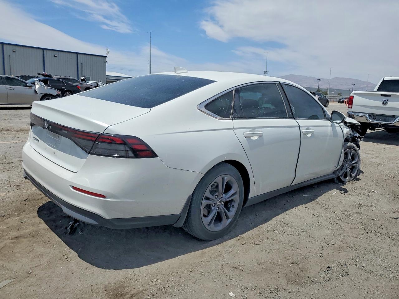 2024 Honda Accord Ex White vin: 1HGCY1F38RA001788