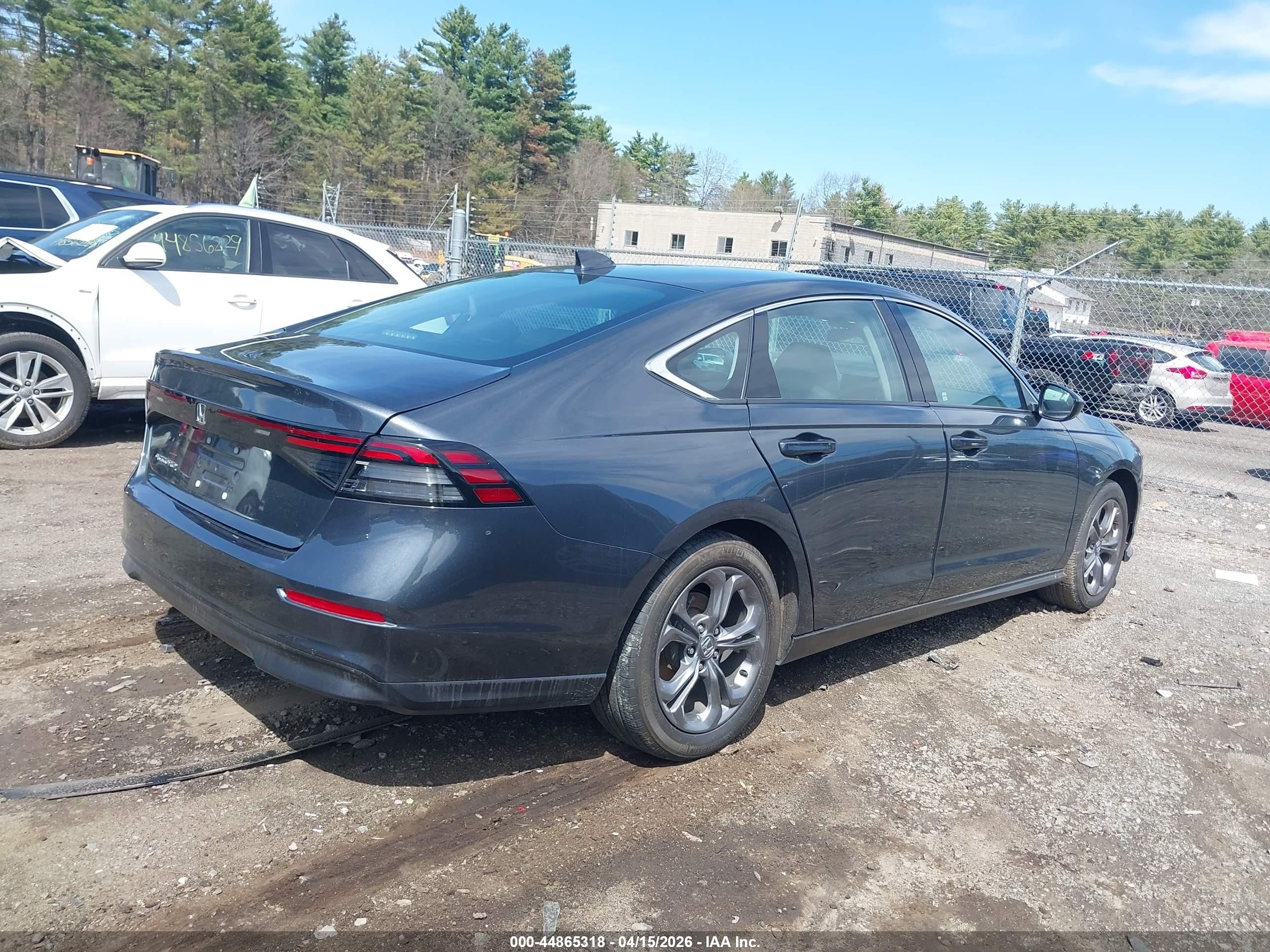 2023 Honda Accord Ex Gray vin: 1HGCY1F39PA053119