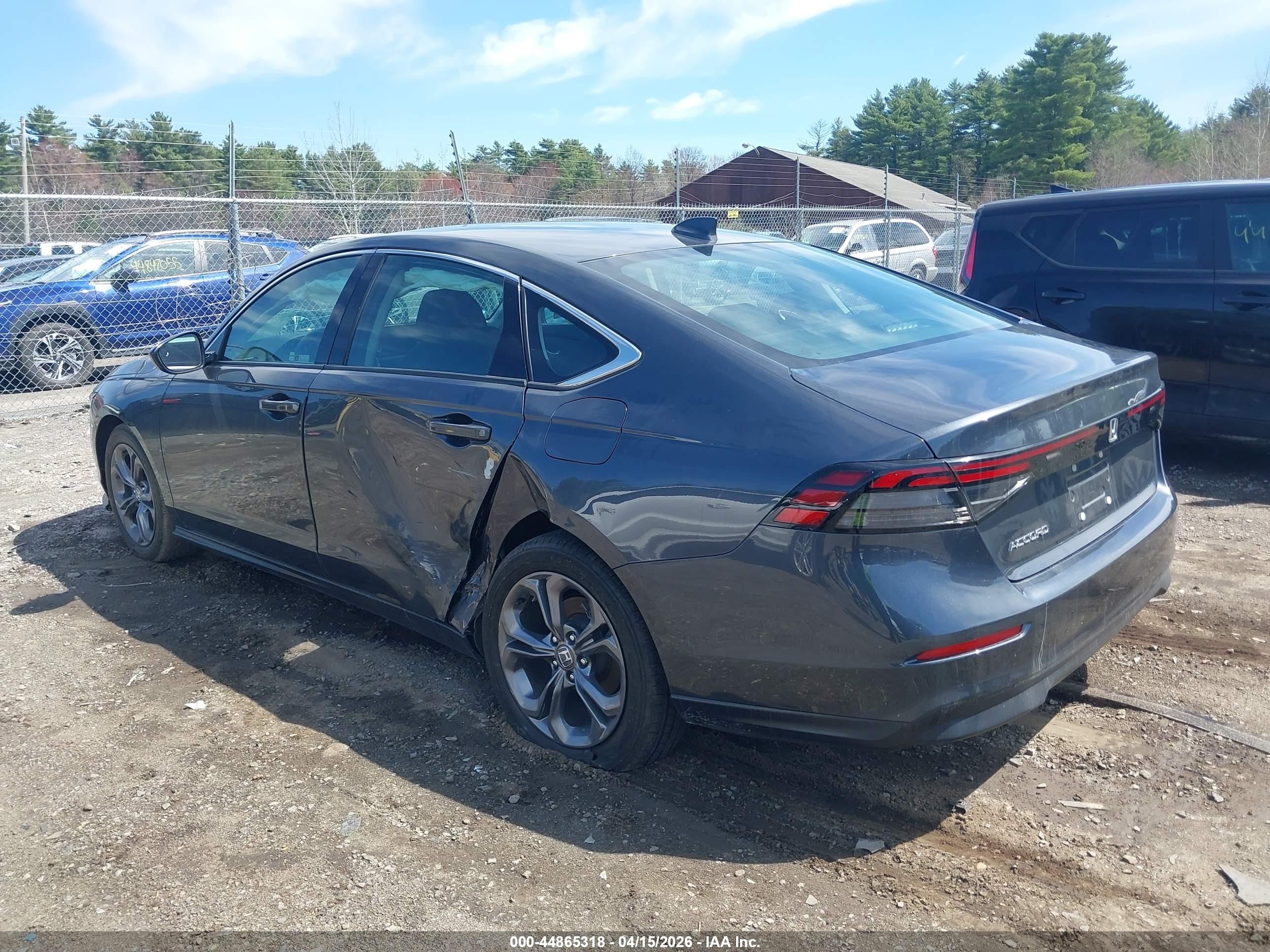 2023 Honda Accord Ex Gray vin: 1HGCY1F39PA053119