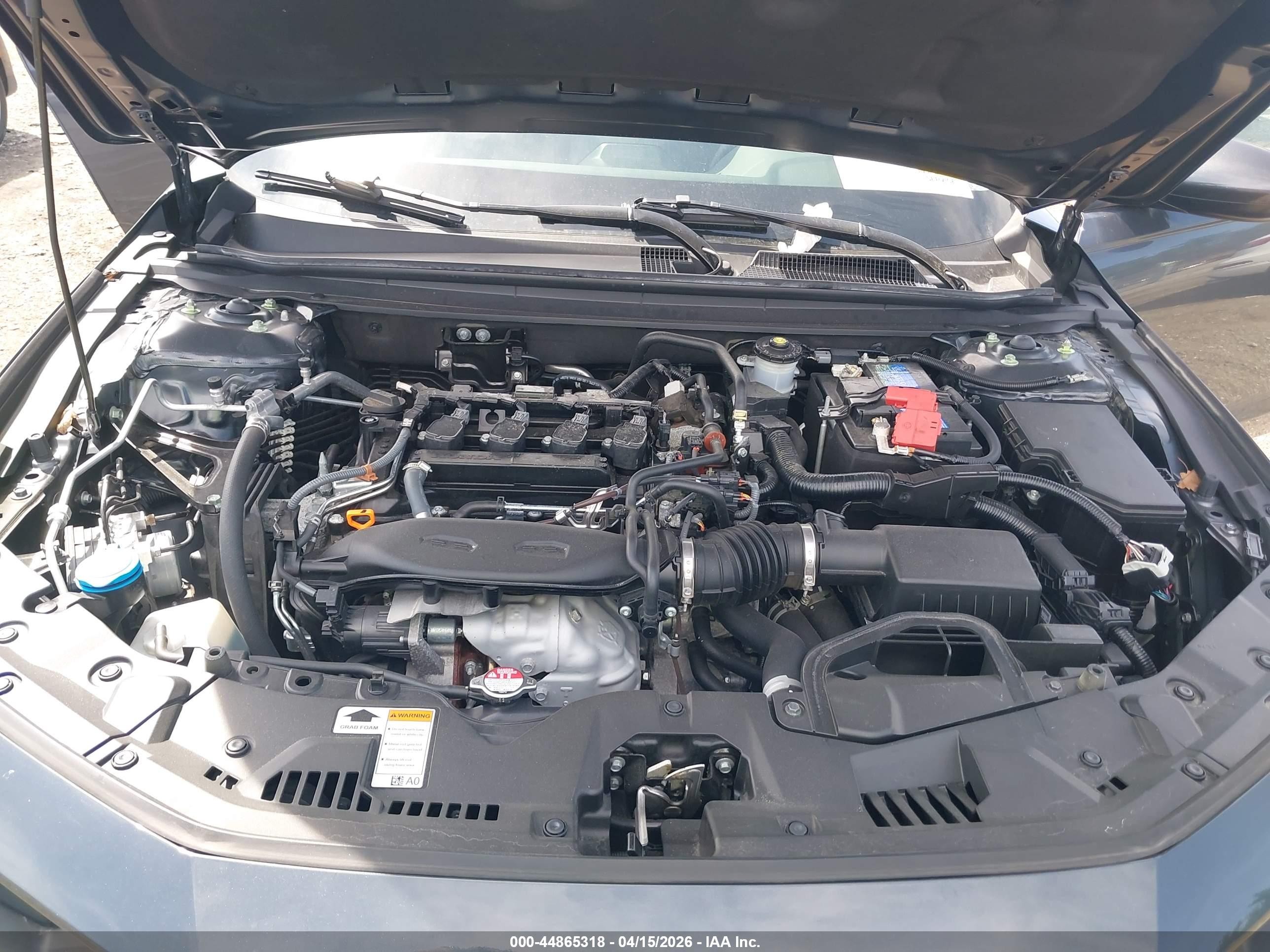 2023 Honda Accord Ex Gray vin: 1HGCY1F39PA053119