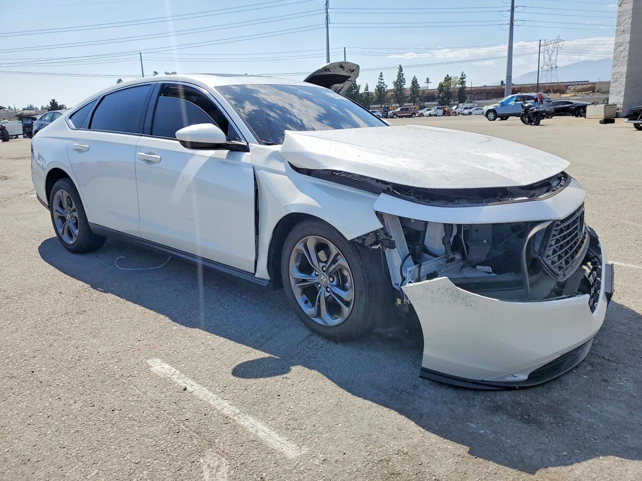 2024 Honda Accord Ex White vin: 1HGCY1F3XRA092210